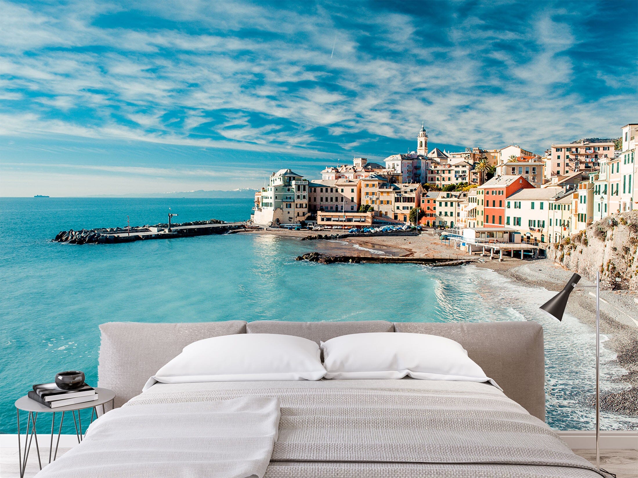 3D Seaside City 122 Wall Murals Wallpaper AJ Wallpaper 2