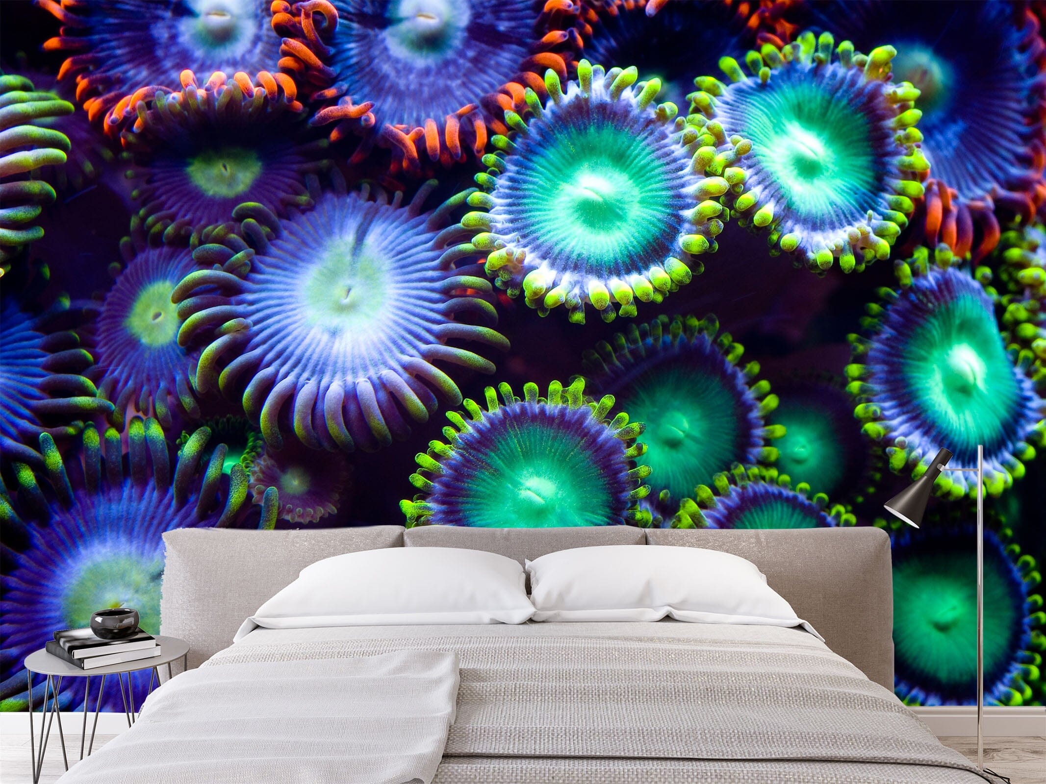 3D Undersea Green Flowers 385 Wall Murals Wallpaper AJ Wallpaper 2