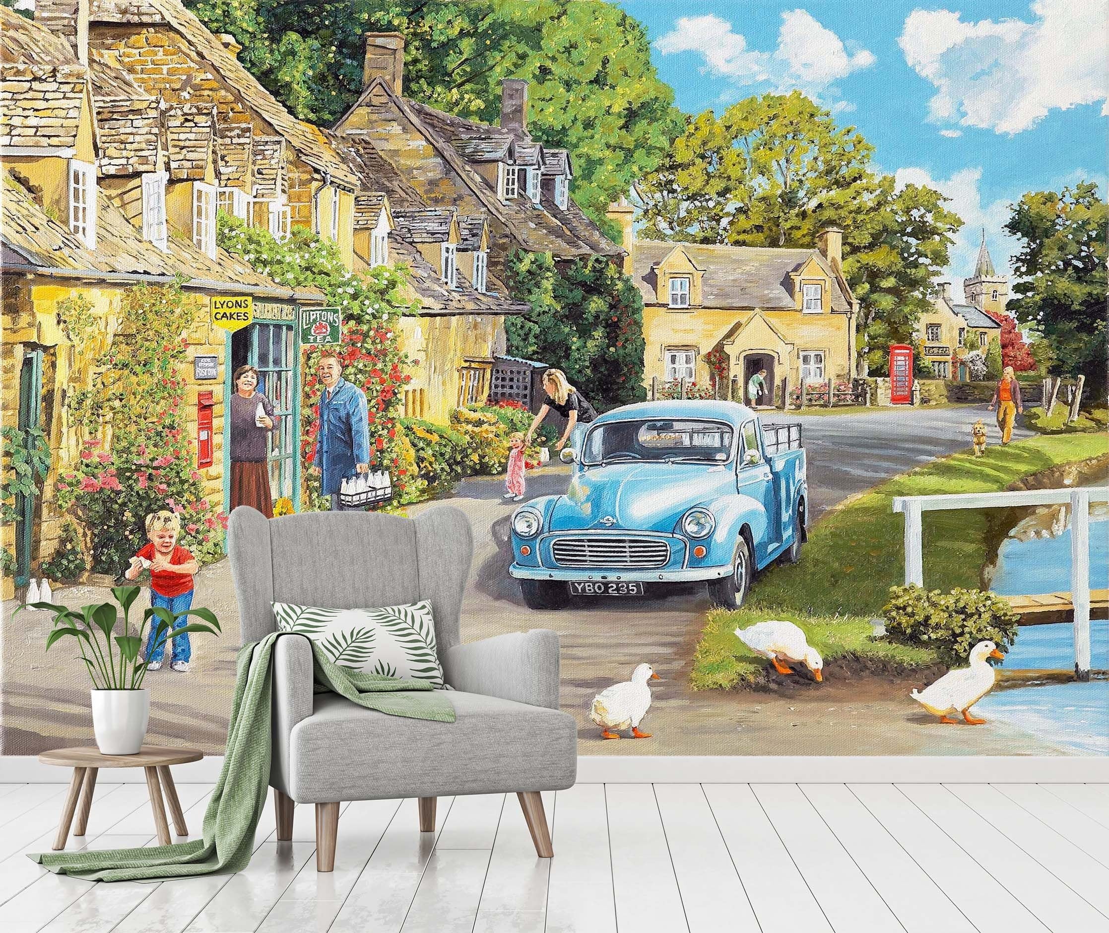 3D By The Brook 1011 Trevor Mitchell Wall Mural Wall Murals Wallpaper AJ Wallpaper 2