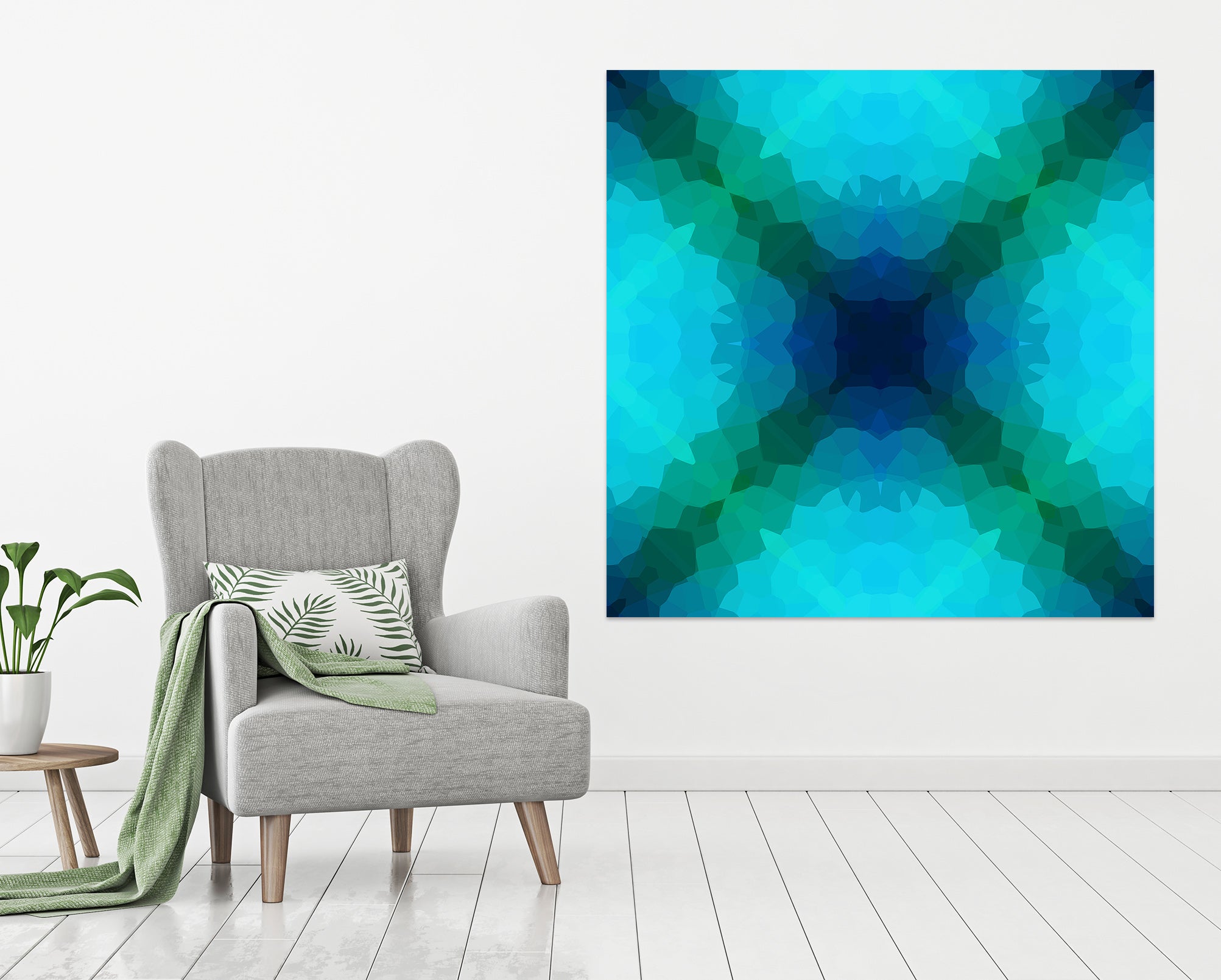 3D Shades Blue Green 70146 Shandra Smith Wall Sticker