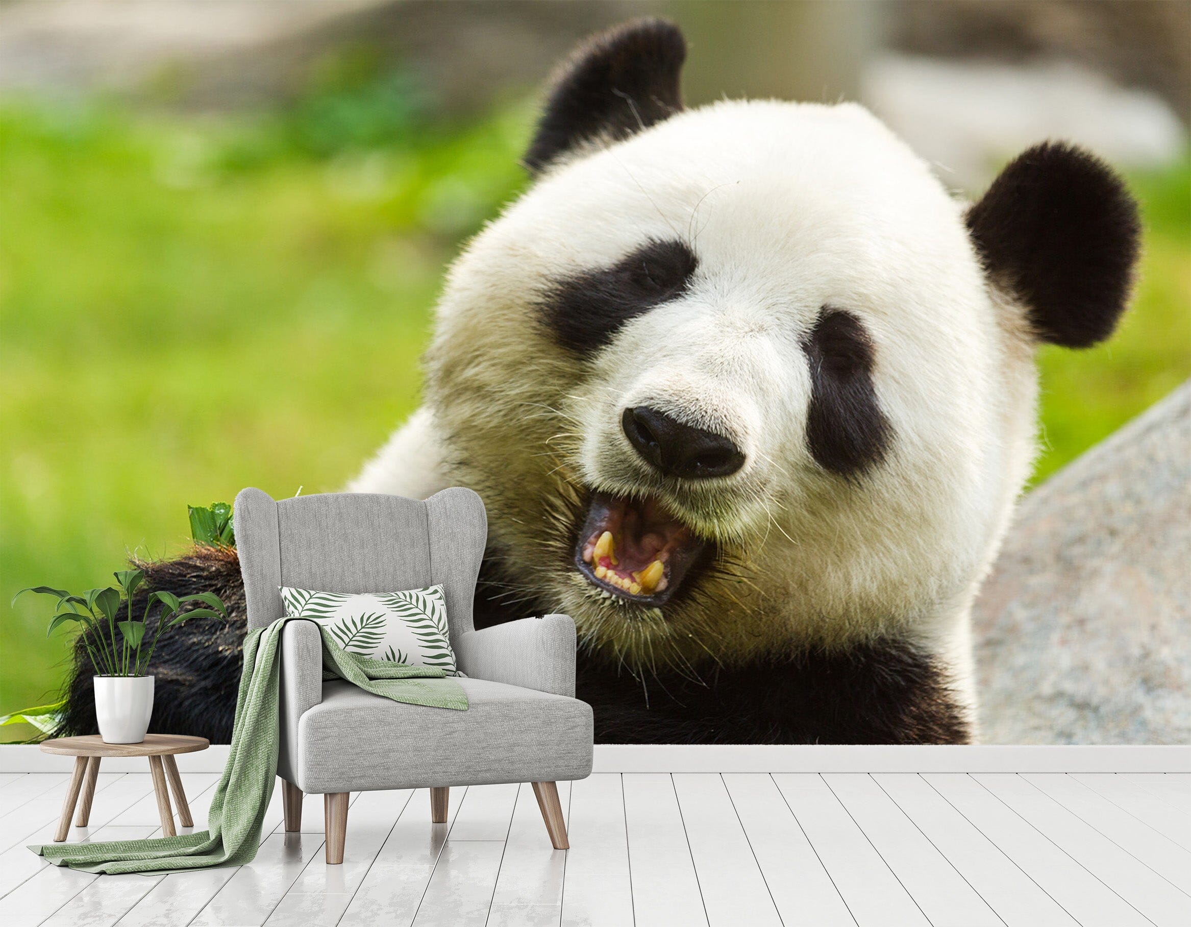 3D Cute Panda 312 Wall Murals Wallpaper AJ Wallpaper 2