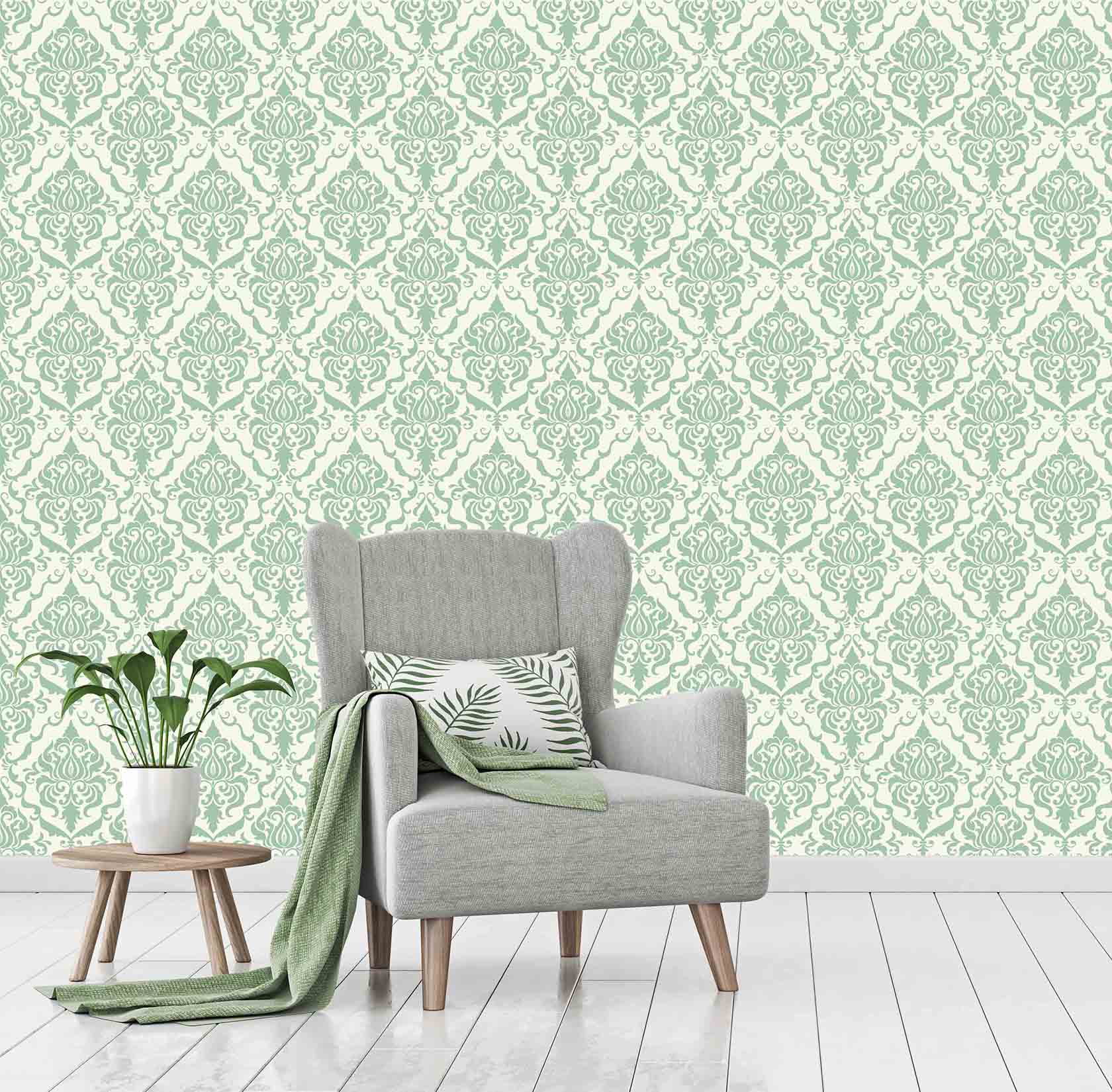 3D Green Pattern 329 Wallpaper AJ Wallpaper 2