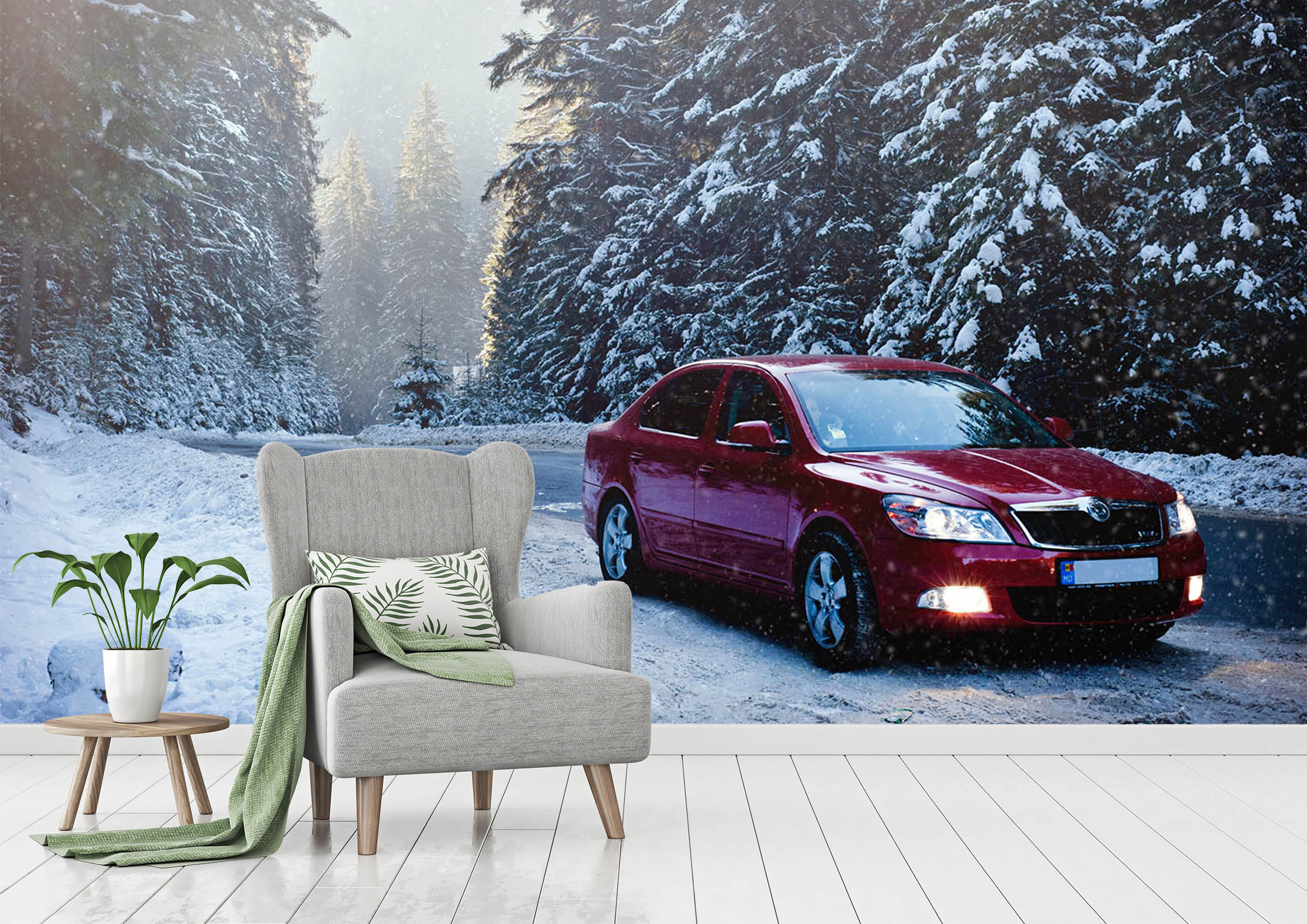 3D Auto Car Cold 103 Vehicle Wall Murals