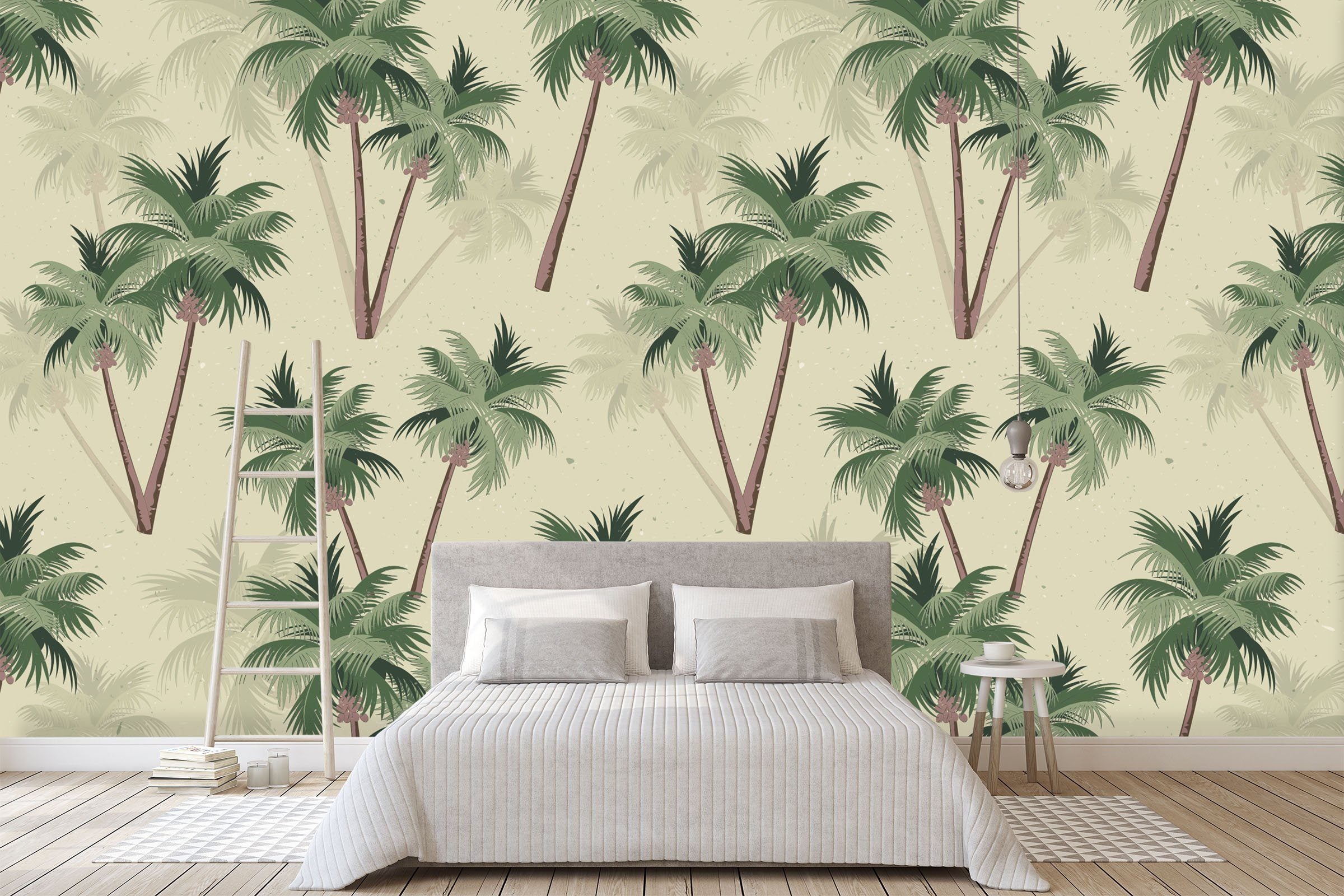 3D Coconut Tree Shadow 251 Wallpaper AJ Wallpaper