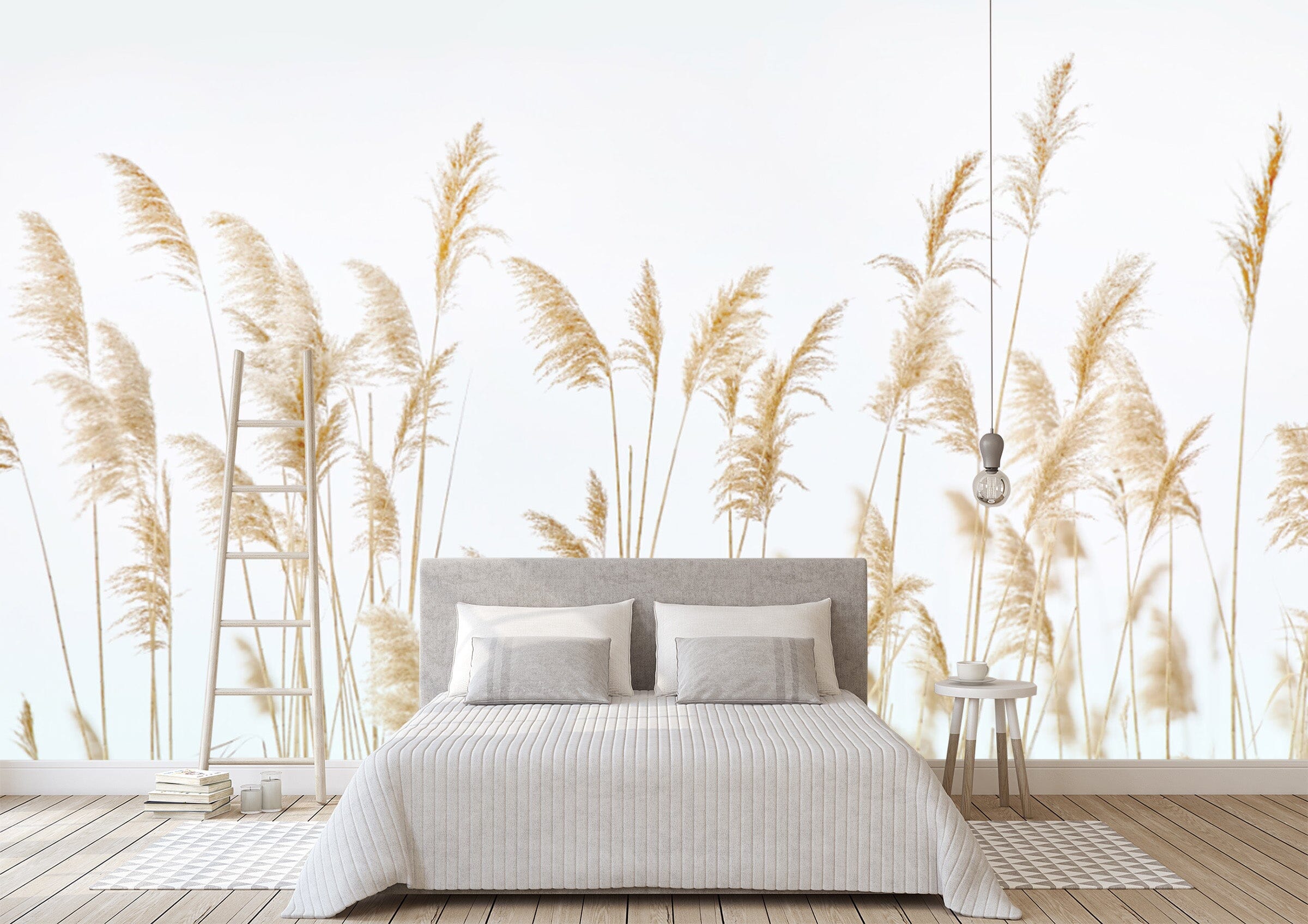 3D Golden Reed 1607 Wall Murals Wallpaper AJ Wallpaper 2