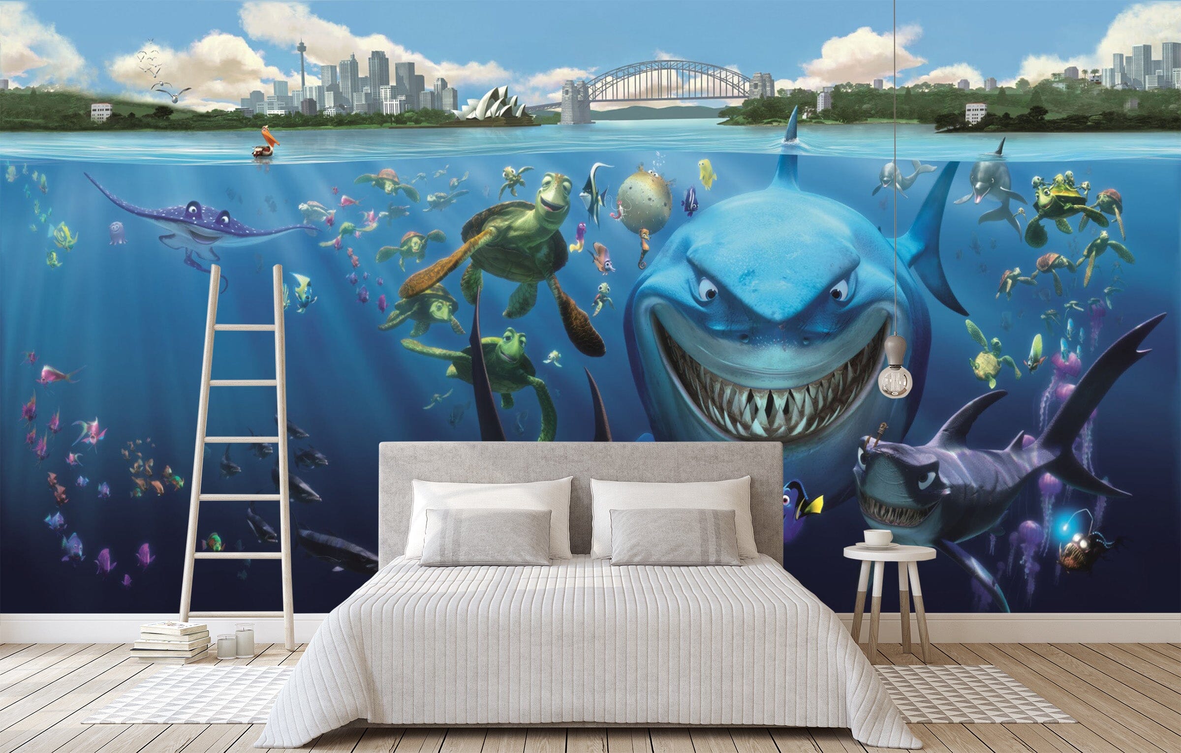 3D Fierce Shark 1619 Wall Murals Wallpaper AJ Wallpaper 2