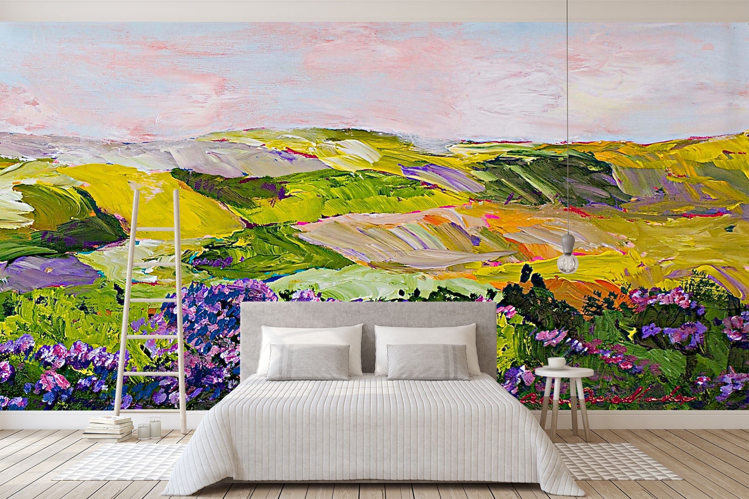3D Colorful Garden 171 Allan P. Friedlander Wall Mural Wall Murals Wallpaper AJ Wallpaper 2