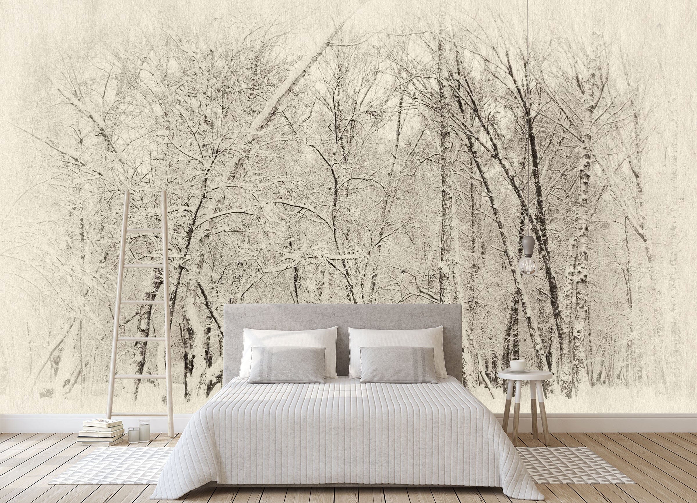 3D Snow Scene 1657 Wall Murals Wallpaper AJ Wallpaper 2