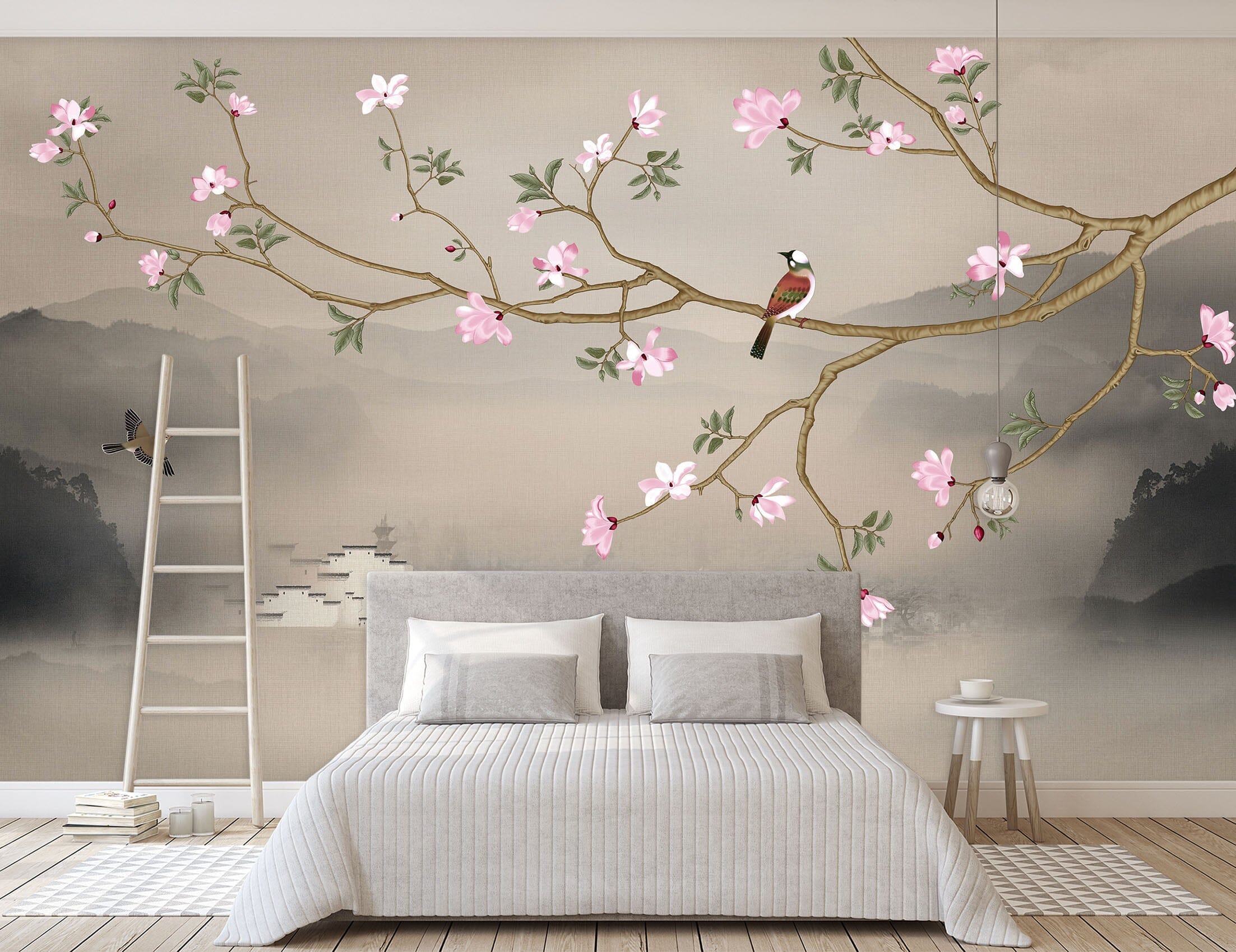 3D Spring Flowers 1444 Wall Murals Wallpaper AJ Wallpaper 2