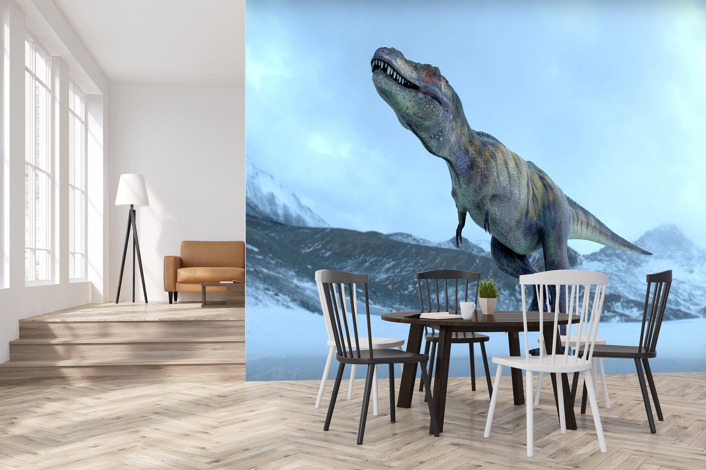 3D Dinosaur 047 Wall Murals Wallpaper AJ Wallpaper 2