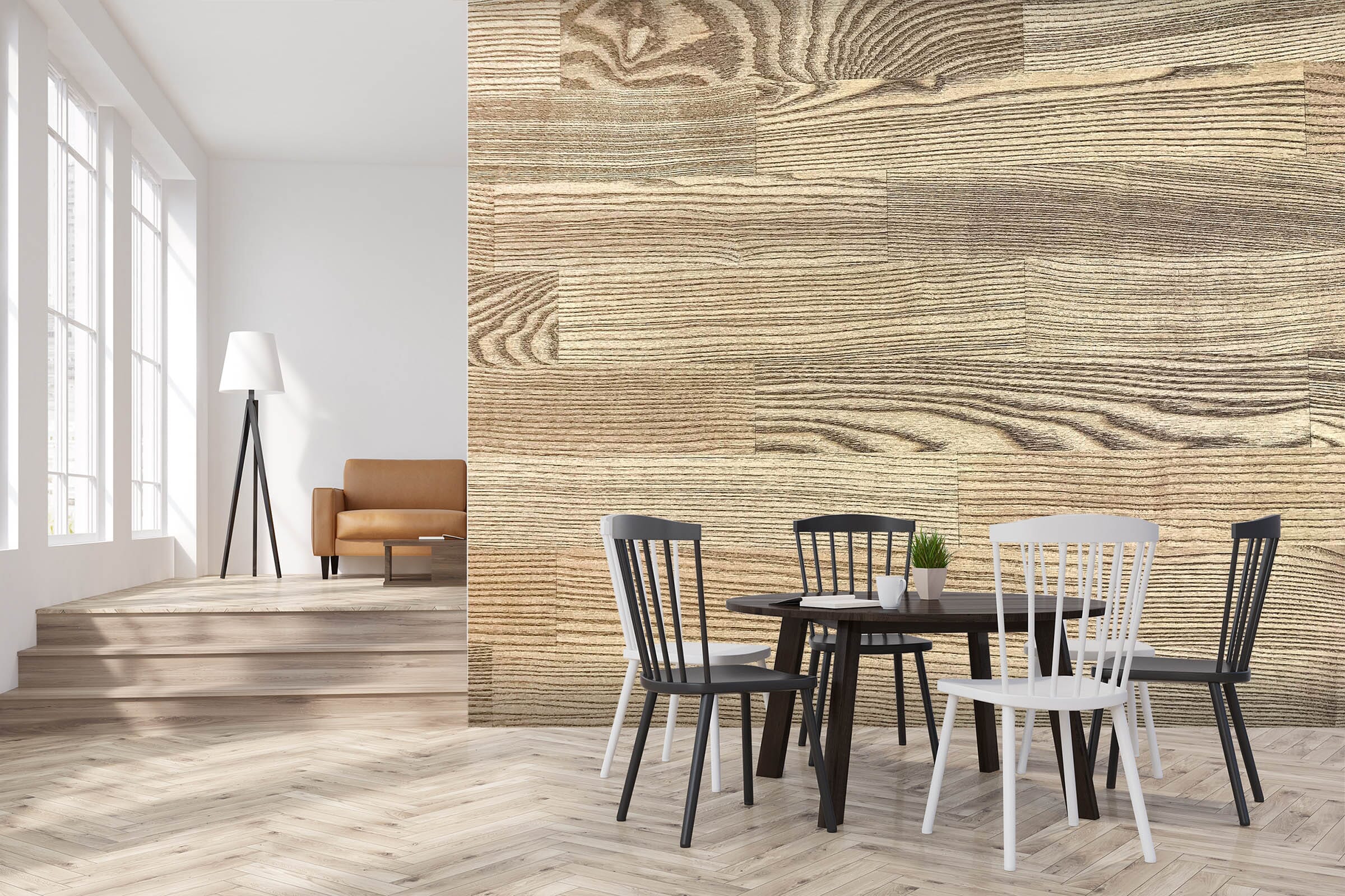 3D Wavy Texture Wood 64 Wall Murals Wallpaper AJ Wallpaper 2