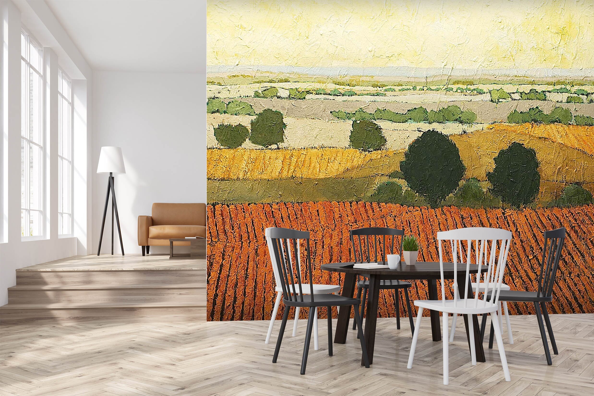 3D Yellow Field 118 Allan P. Friedlander Wall Mural Wall Murals Wallpaper AJ Wallpaper 2