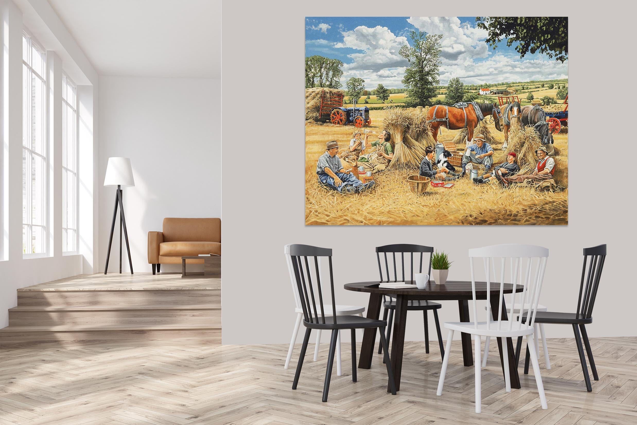 3D Harvest Lunch 038 Trevor Mitchell Wall Sticker Wallpaper AJ Wallpaper 2