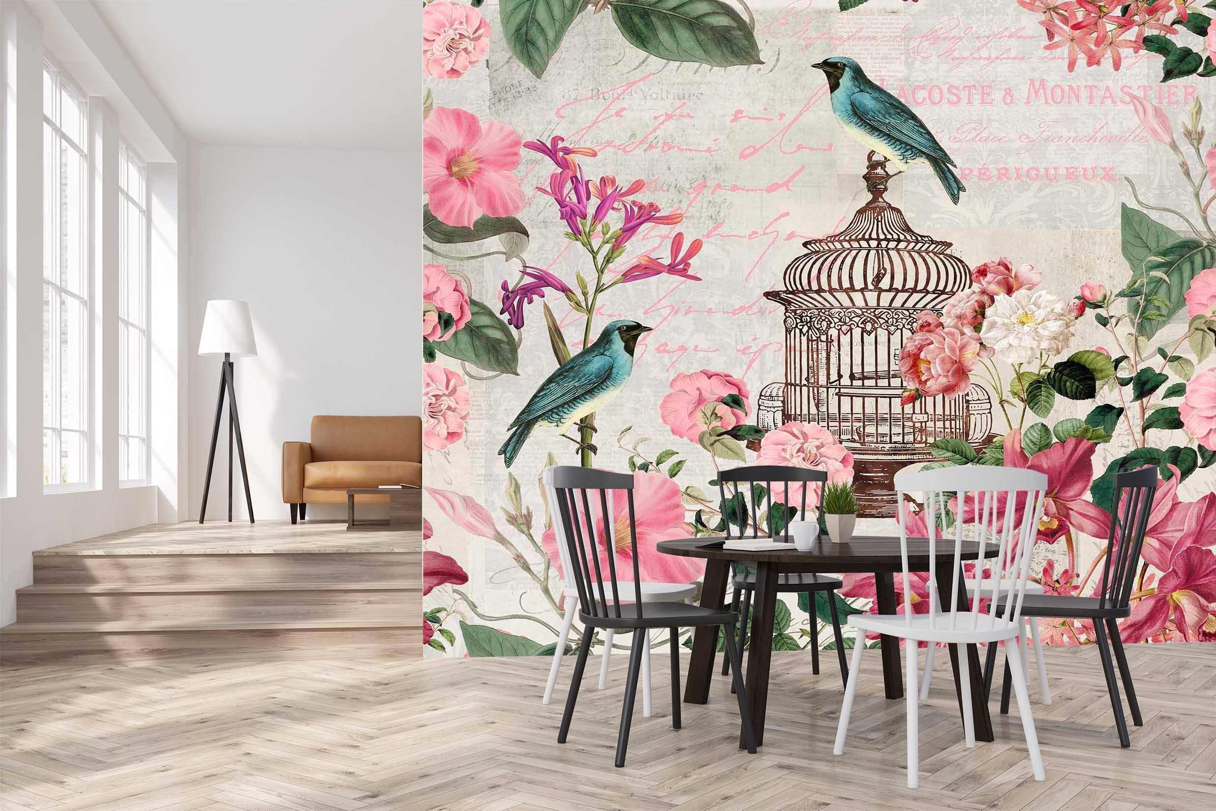 3D Bircage Master 1402 Andrea haase Wall Mural Wall Murals Wallpaper AJ Wallpaper 2