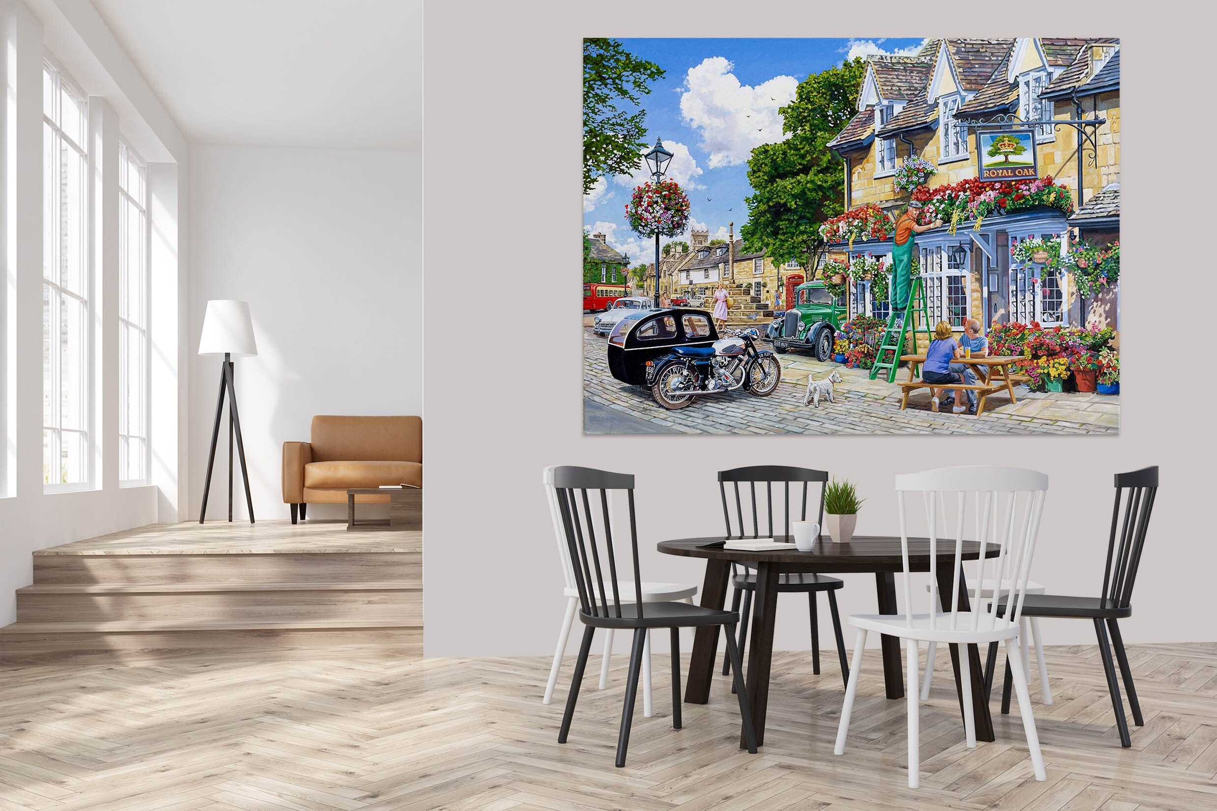 3D The Royal Oak 077 Trevor Mitchell Wall Sticker Wallpaper AJ Wallpaper 2