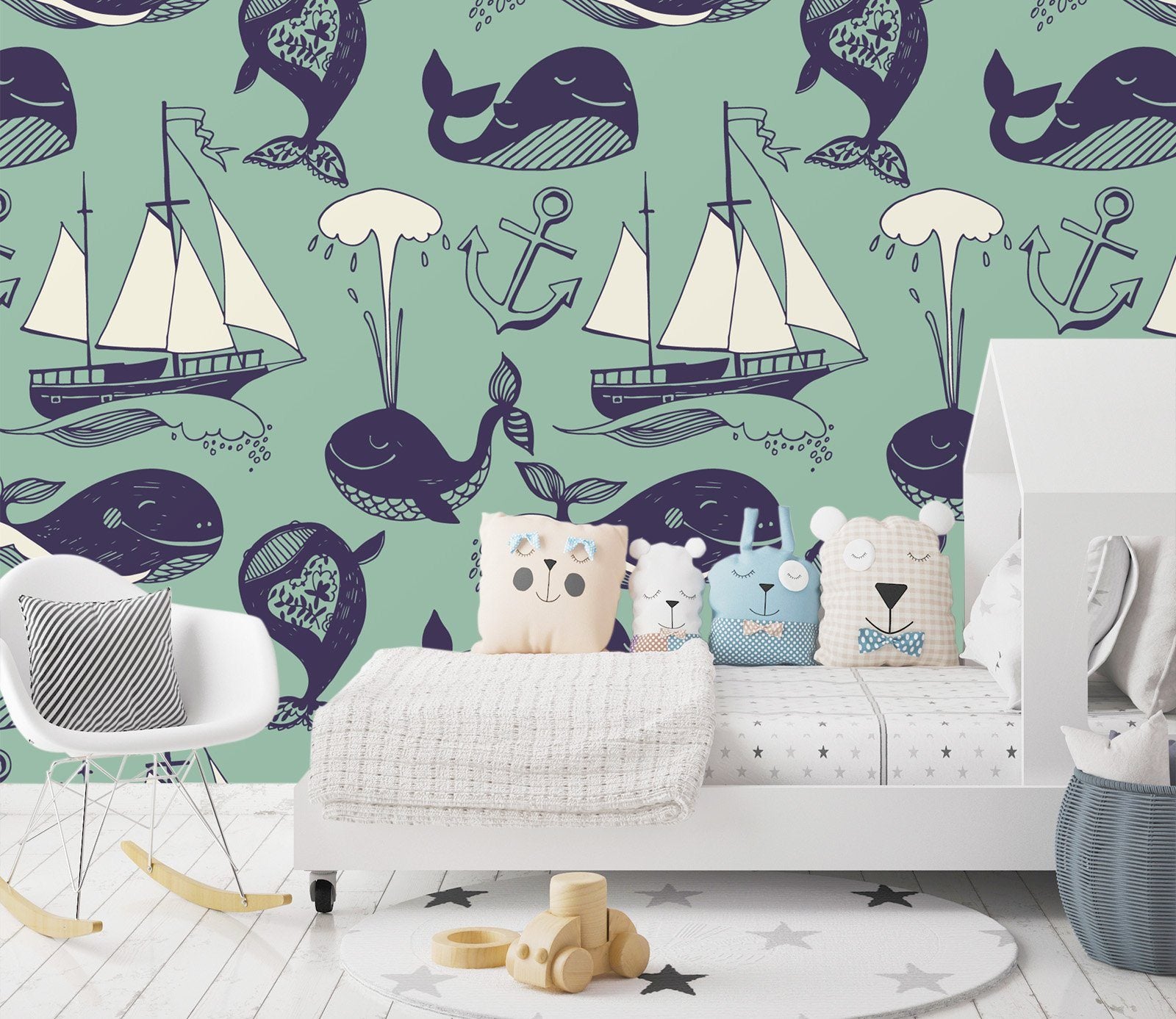 3D Whale Boat 272 Wallpaper AJ Wallpaper
