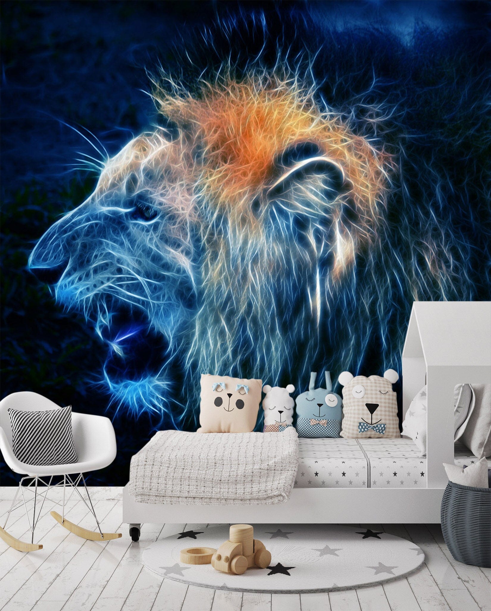 3D Beast Lion 245 Wall Murals Wallpaper AJ Wallpaper 2