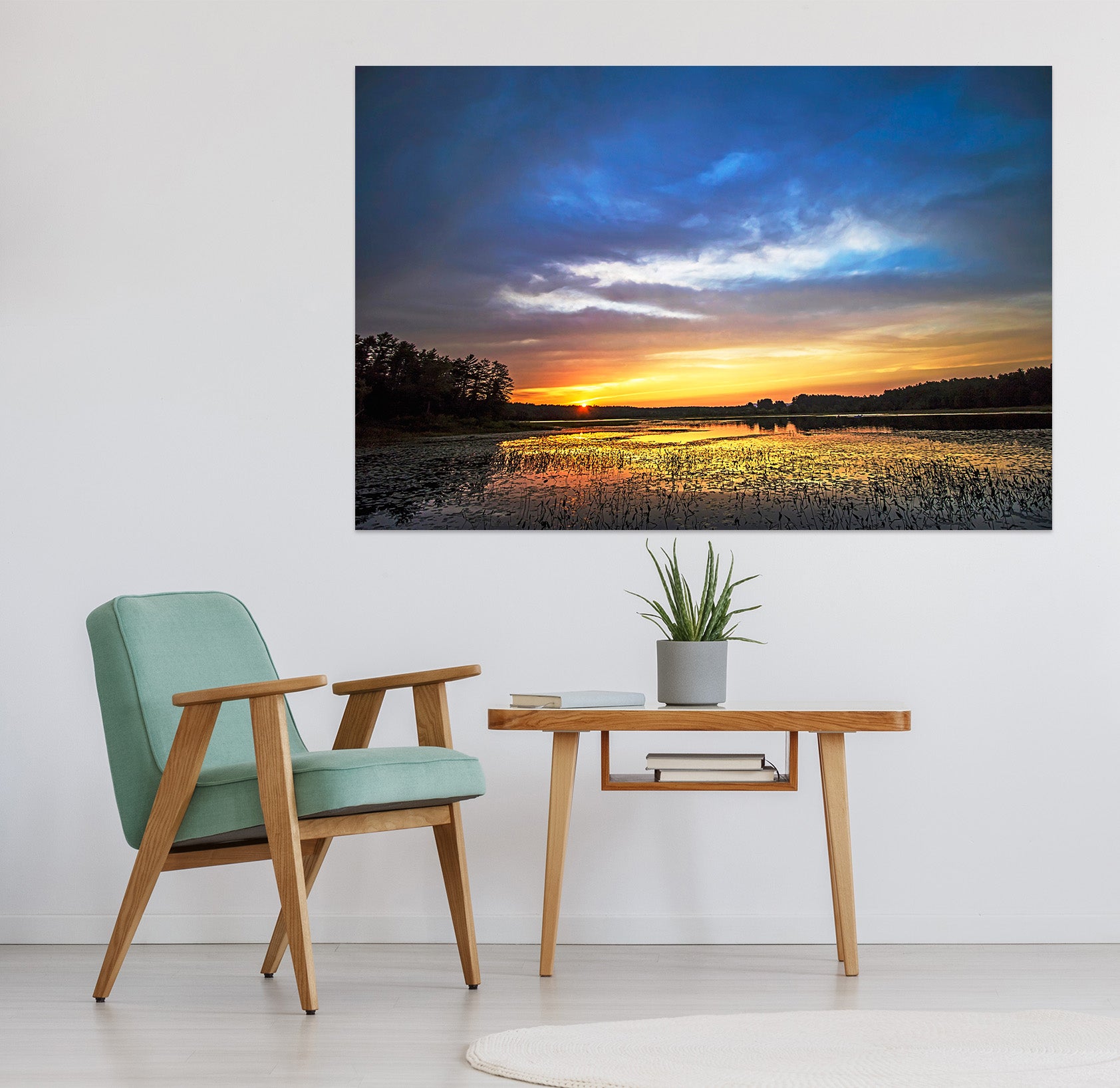 3D Peaceful Sunset 85177 Jerry LoFaro Wall Sticker