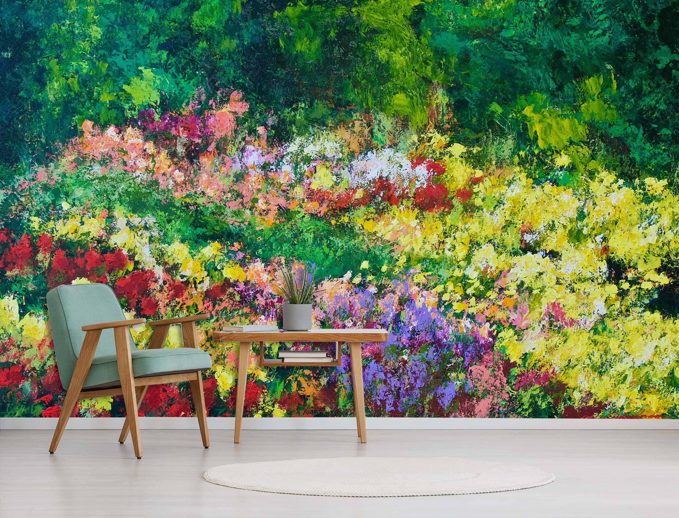 3D Forest Garden 110 Allan P. Friedlander Wall Mural Wall Murals Wallpaper AJ Wallpaper 2