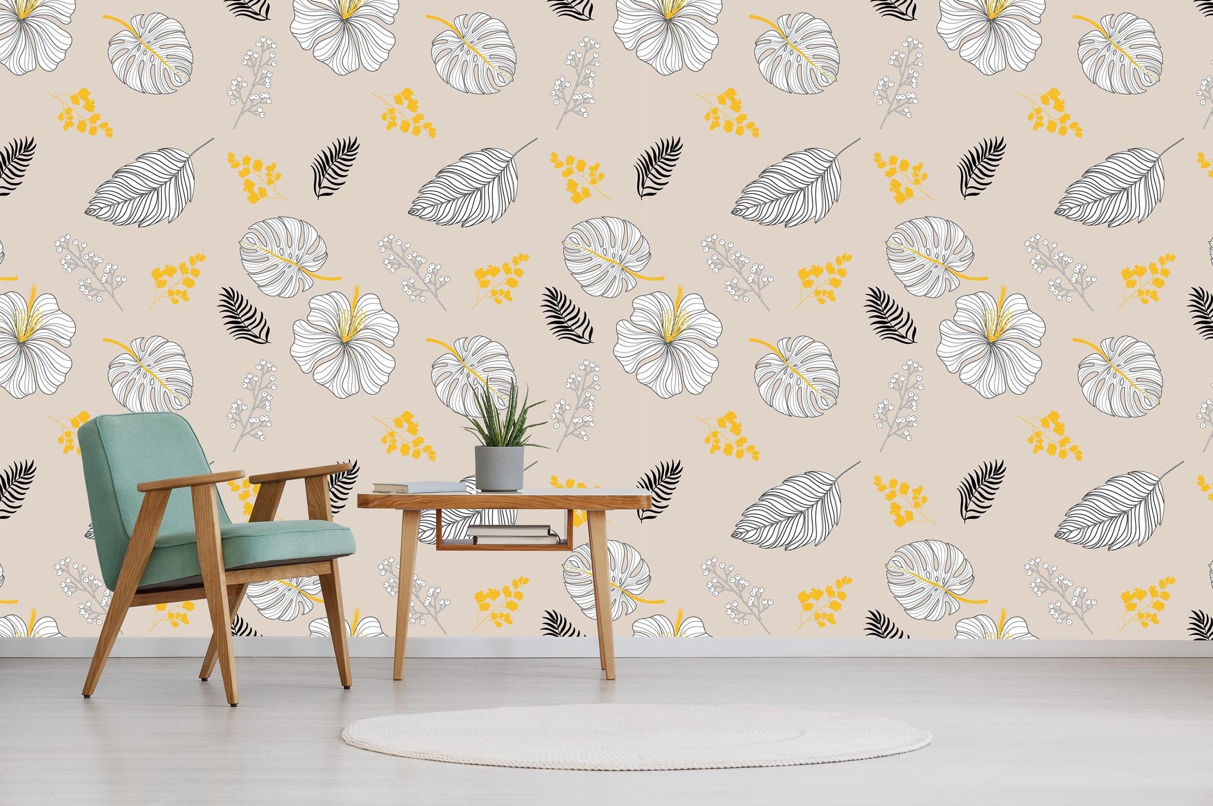 3D Colored Leaves 338 Wallpaper AJ Wallpaper 2