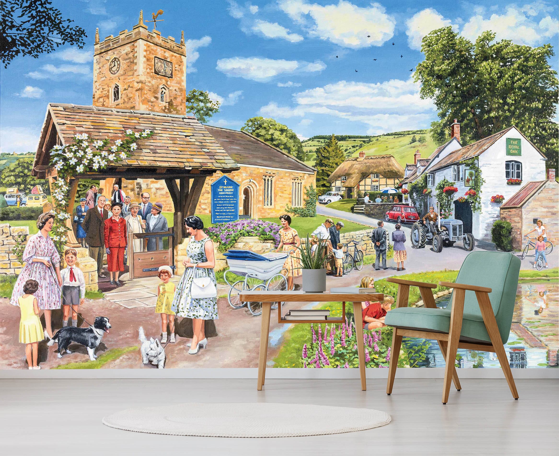 3D Sunday Service 1054 Trevor Mitchell Wall Mural Wall Murals Wallpaper AJ Wallpaper 2