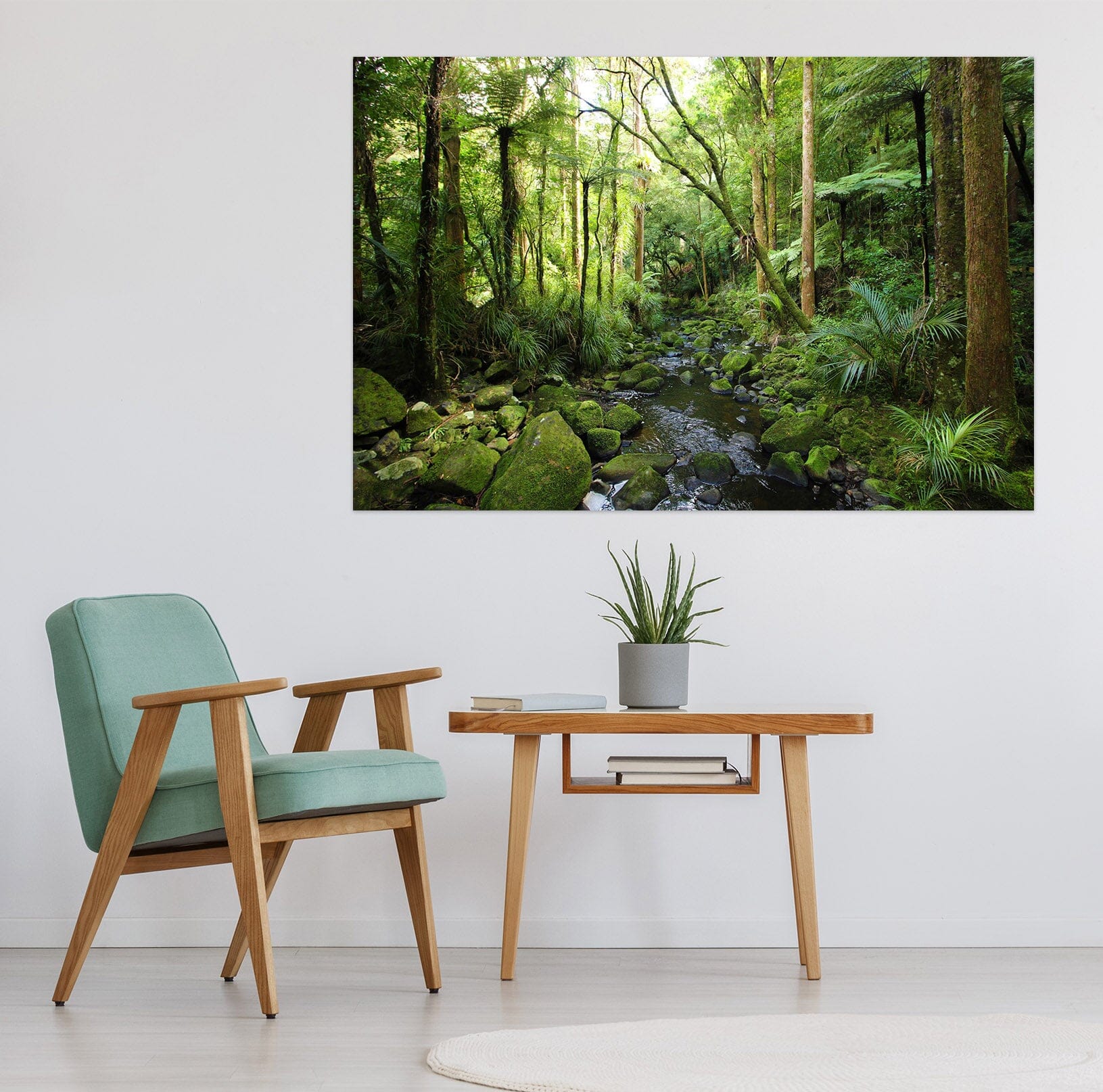 3D Forest River 1091 Wall Sticker Wallpaper AJ Wallpaper 2