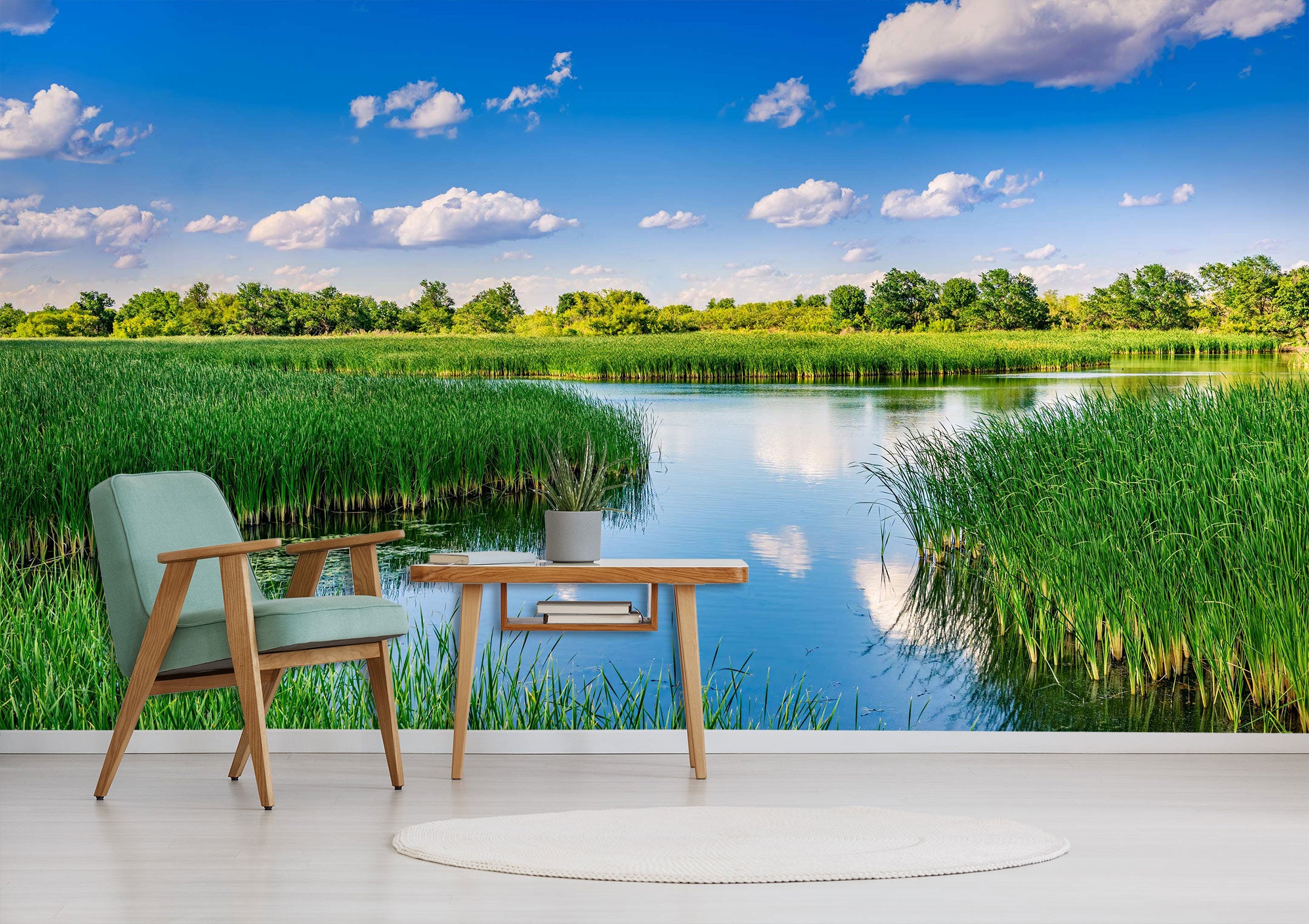 3D Lake Scenery 5229 Beth Sheridan Wall Mural Wall Murals