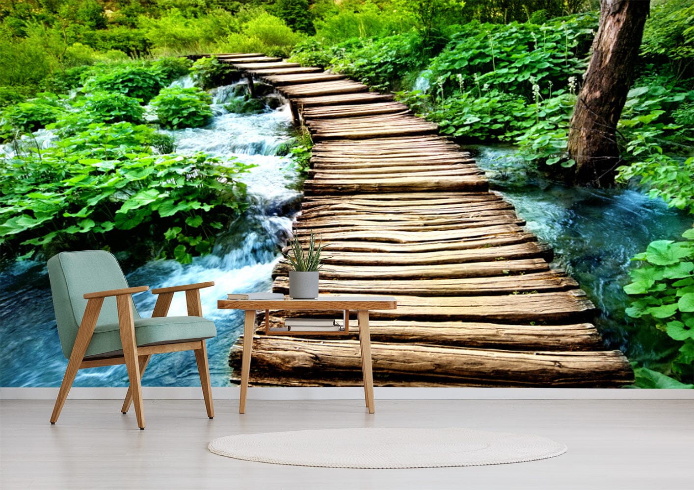 3D Stream Road 121 Wall Murals Wallpaper AJ Wallpaper 2