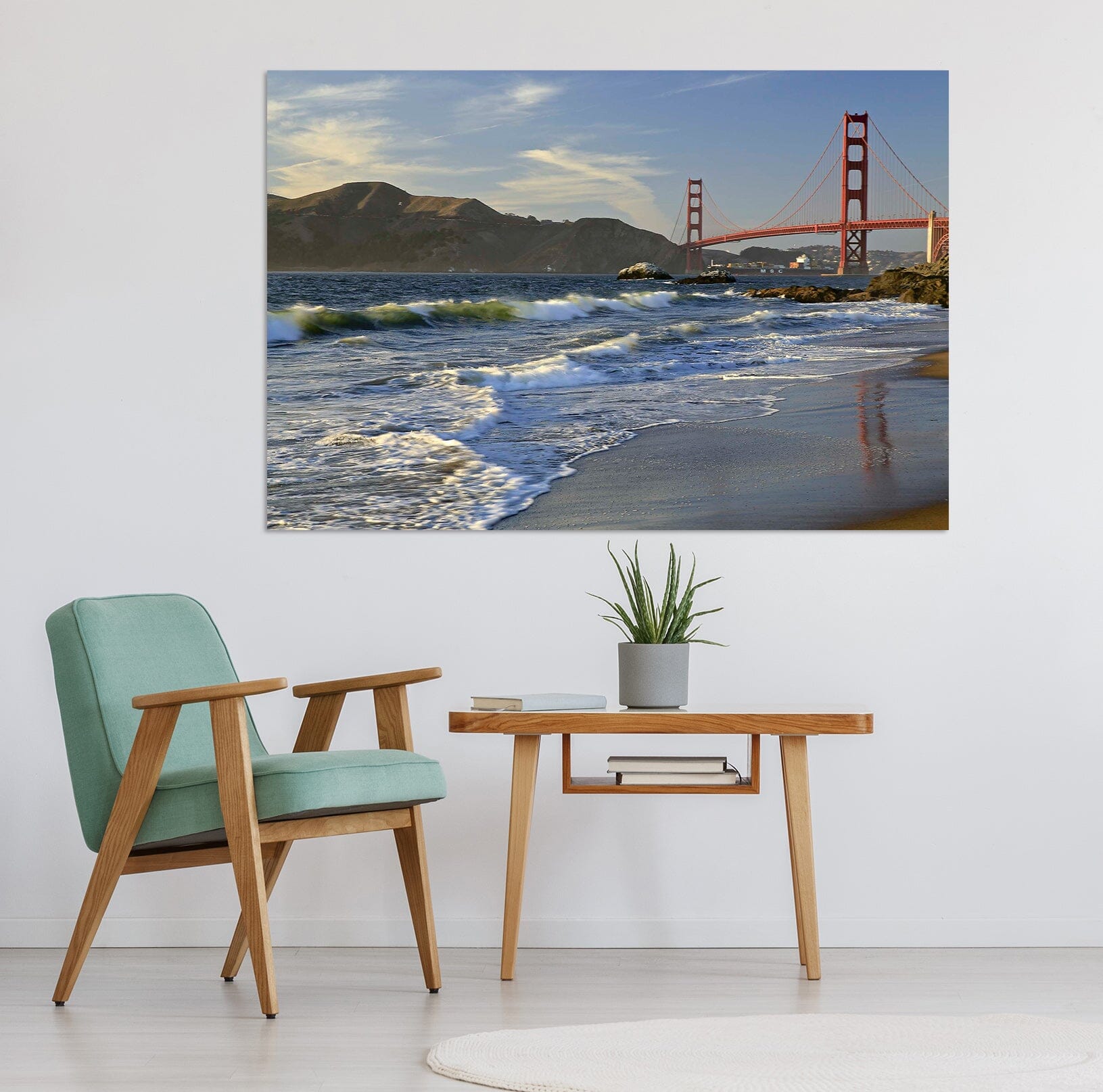 3D Seaside Bridge 009 Kathy Barefield Wall Sticker Wallpaper AJ Wallpaper 2