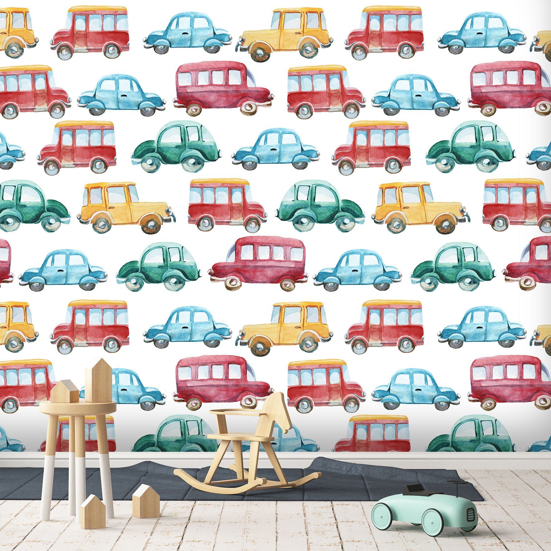 3D Cartoon Car 046 Wallpaper AJ Wallpaper