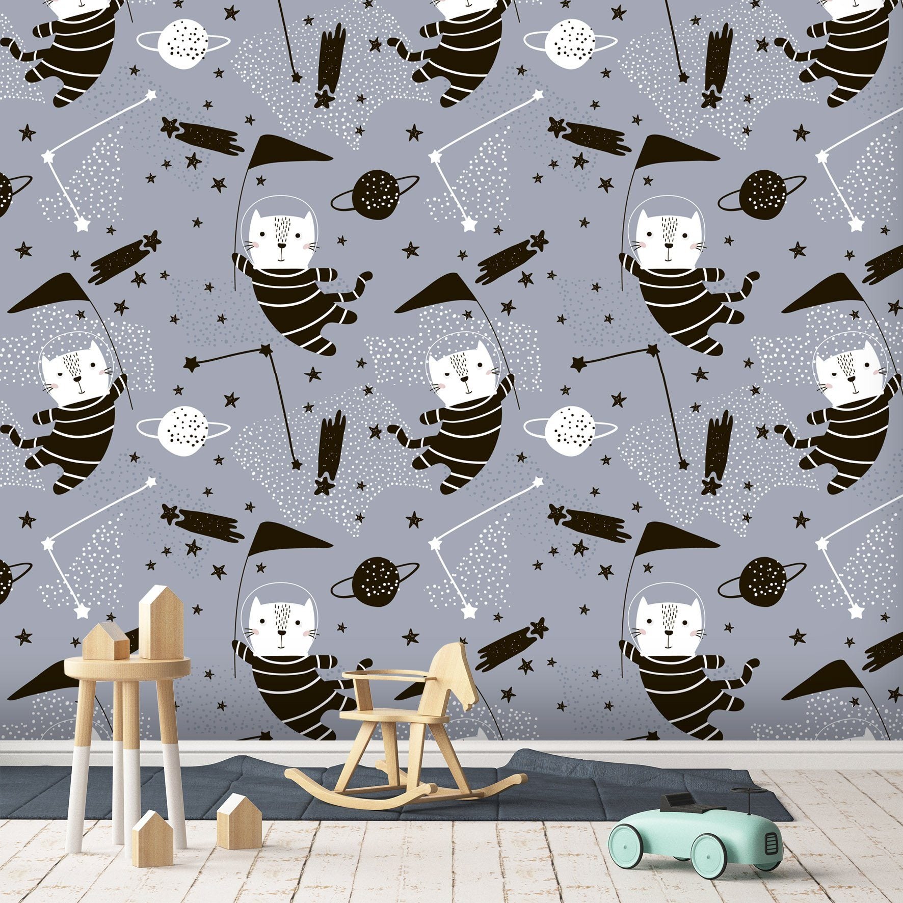3D Kitten Astronaut 092 Wallpaper AJ Wallpaper