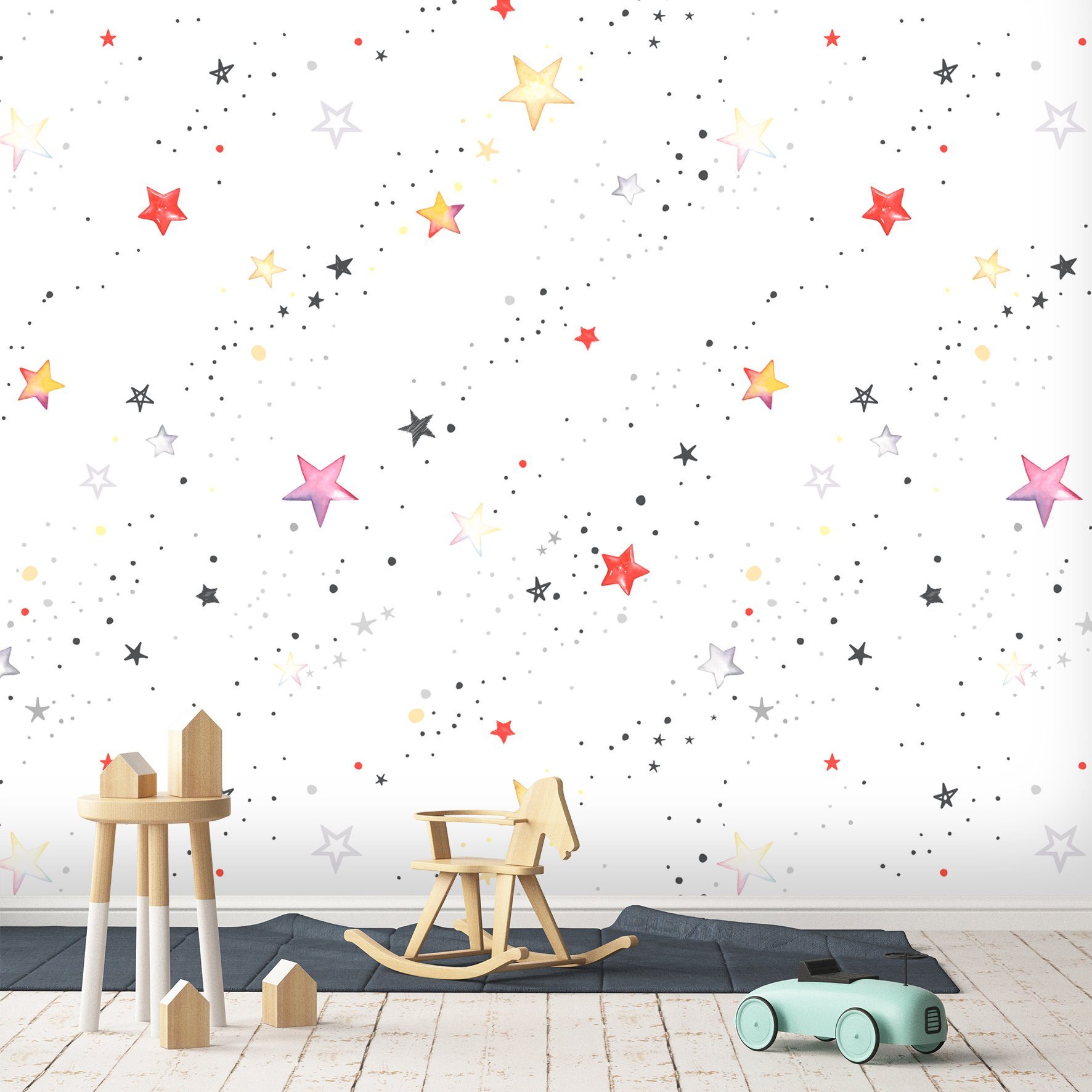 3D Cute Stars 090 Wallpaper AJ Wallpaper