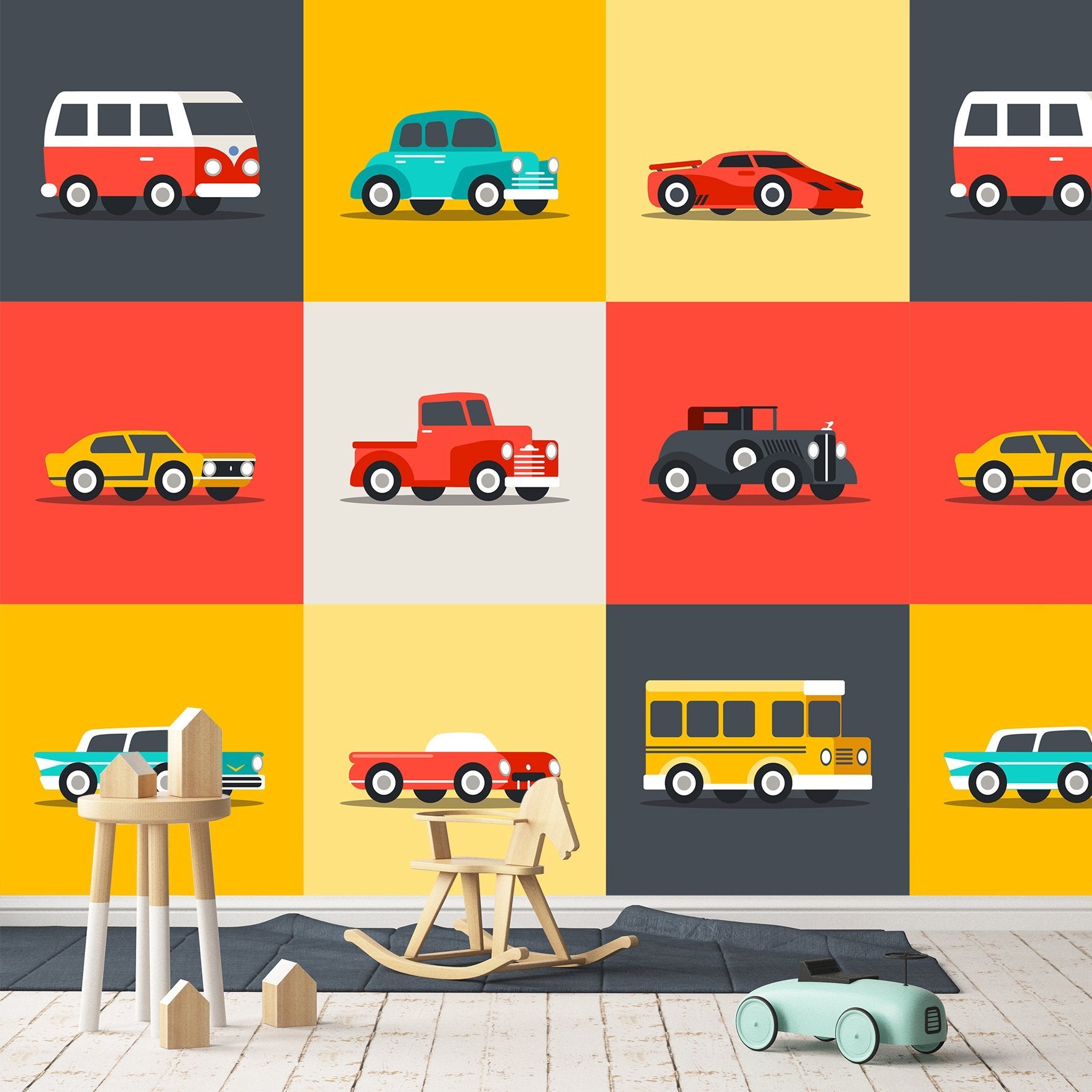3D Color Car 013 Wallpaper AJ Wallpaper
