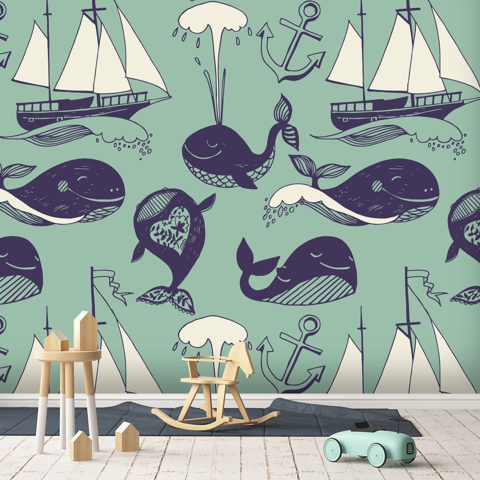 3D Whale Boat 272 Wallpaper AJ Wallpaper