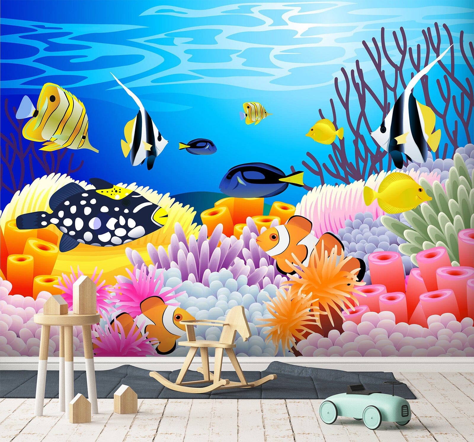 3D Color Fish 1659 Wall Murals Wallpaper AJ Wallpaper 2
