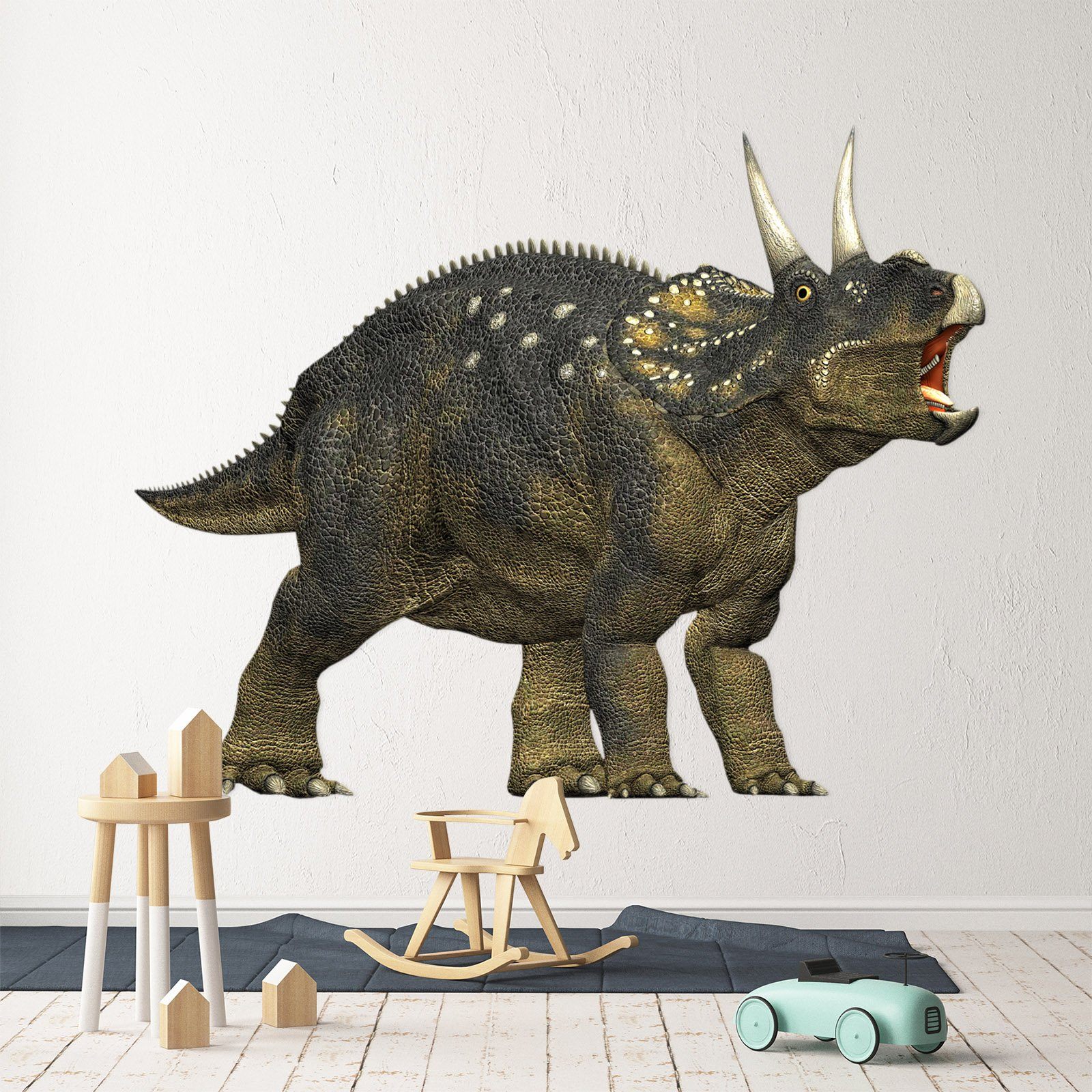 3D Open Mouth Dragon 222 Animals Wall Stickers Wallpaper AJ Wallpaper