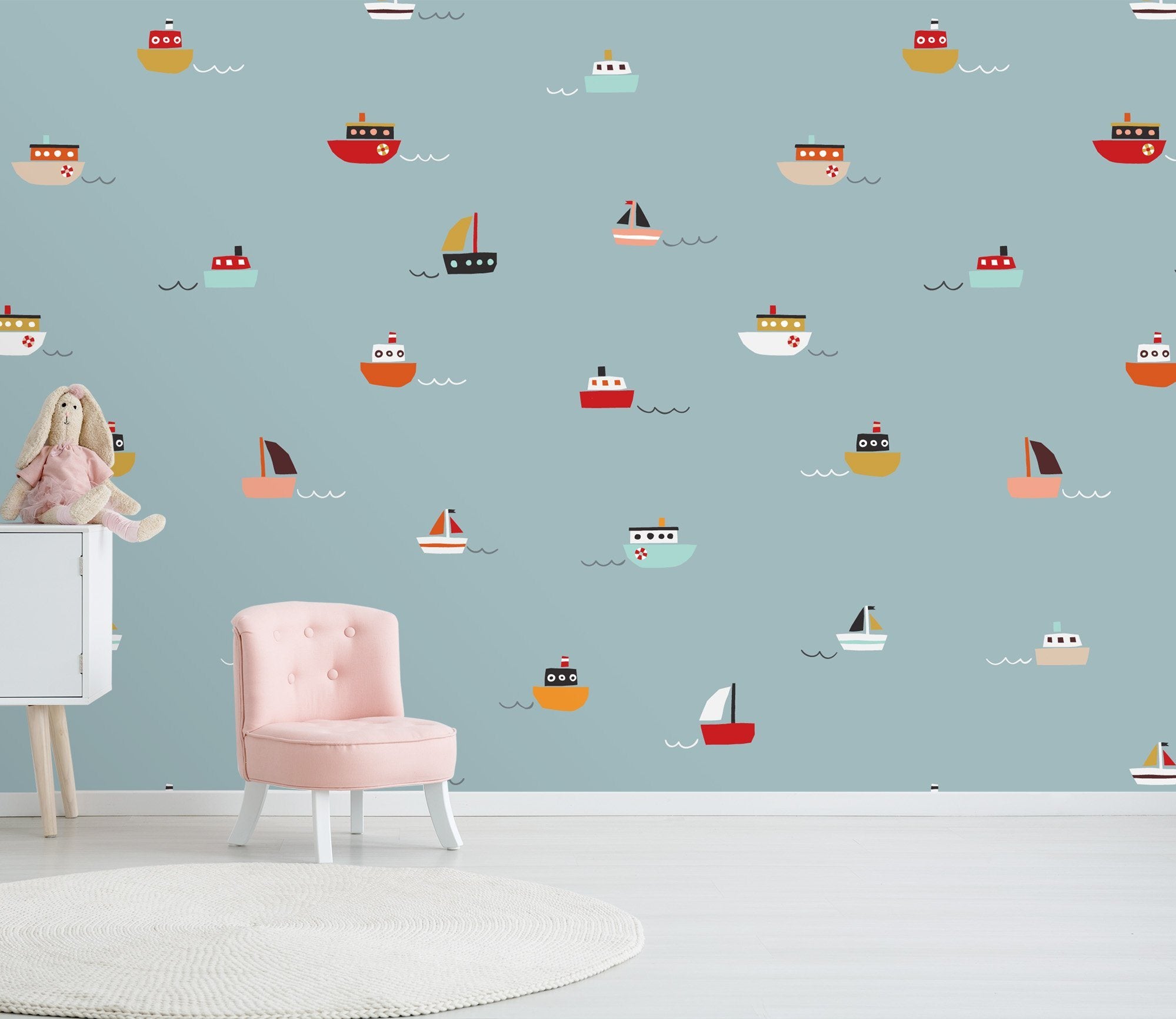 3D Cartoon Ship 089 Wallpaper AJ Wallpaper