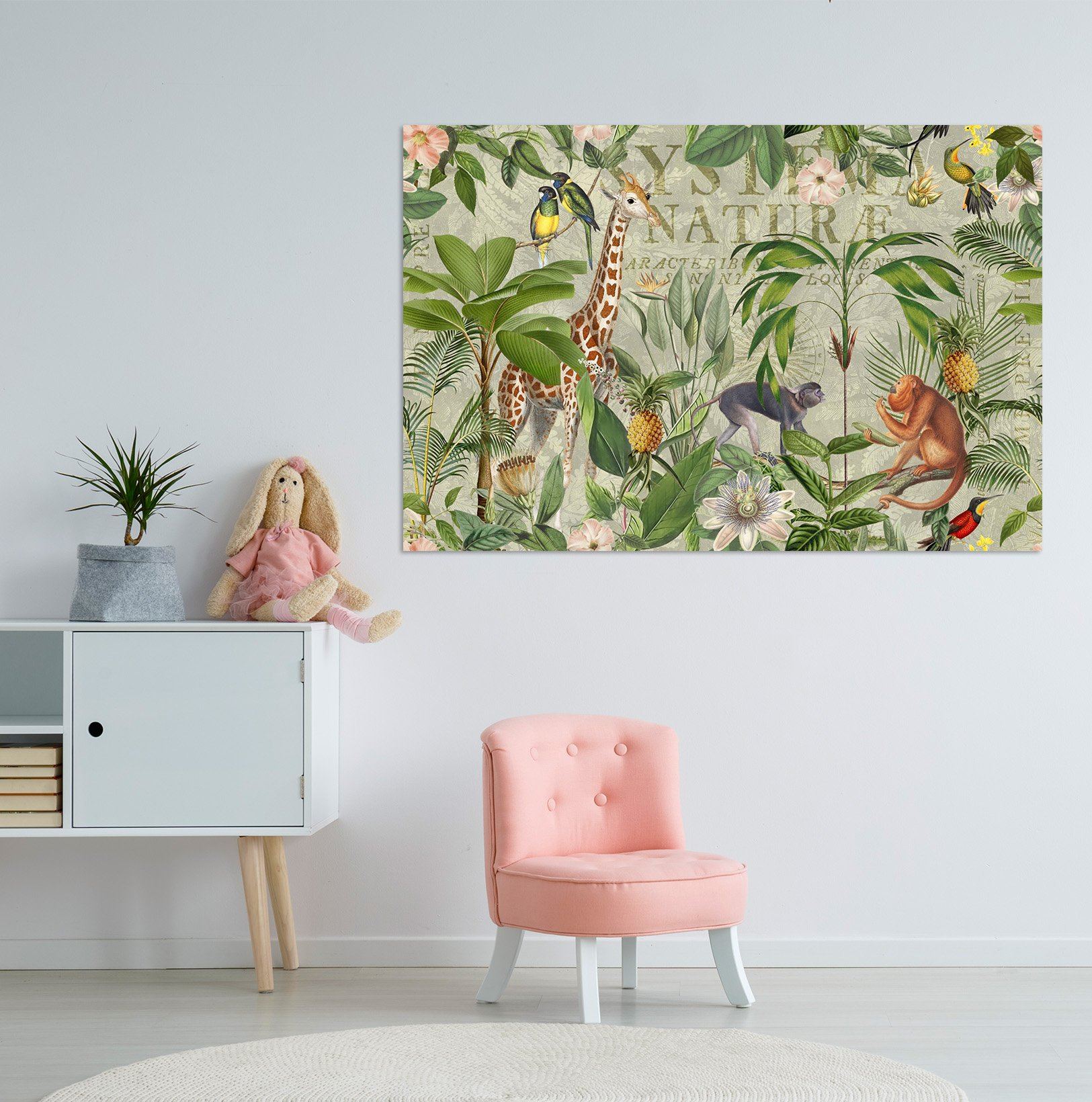 3D Animal Family 041 Andrea haase Wall Sticker Wallpaper AJ Wallpaper 2