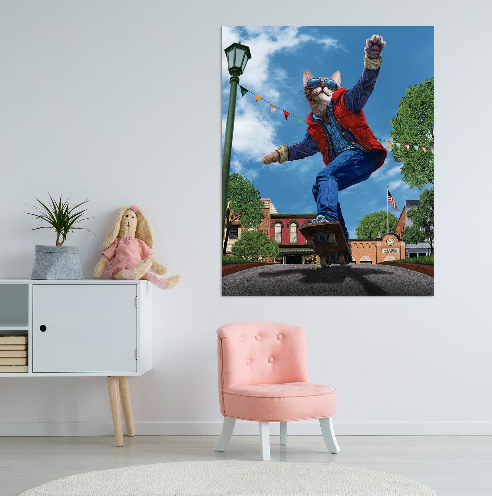 3D Cat To The Future 018 Vincent Hie Wall Sticker Wallpaper AJ Wallpaper 2