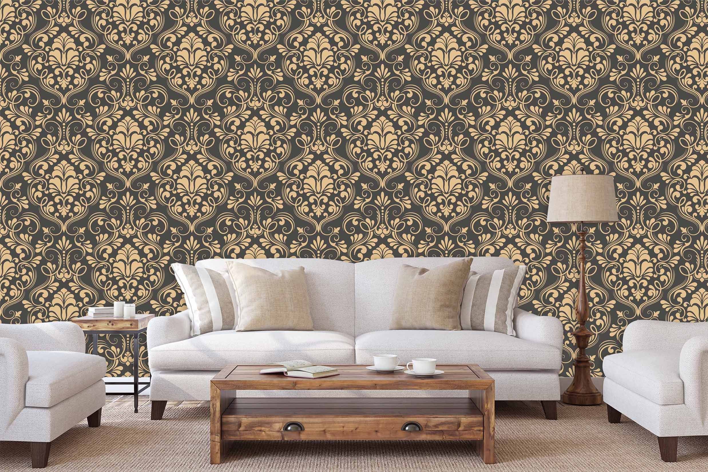 3D Classic Pattern 012 Wallpaper AJ Wallpaper