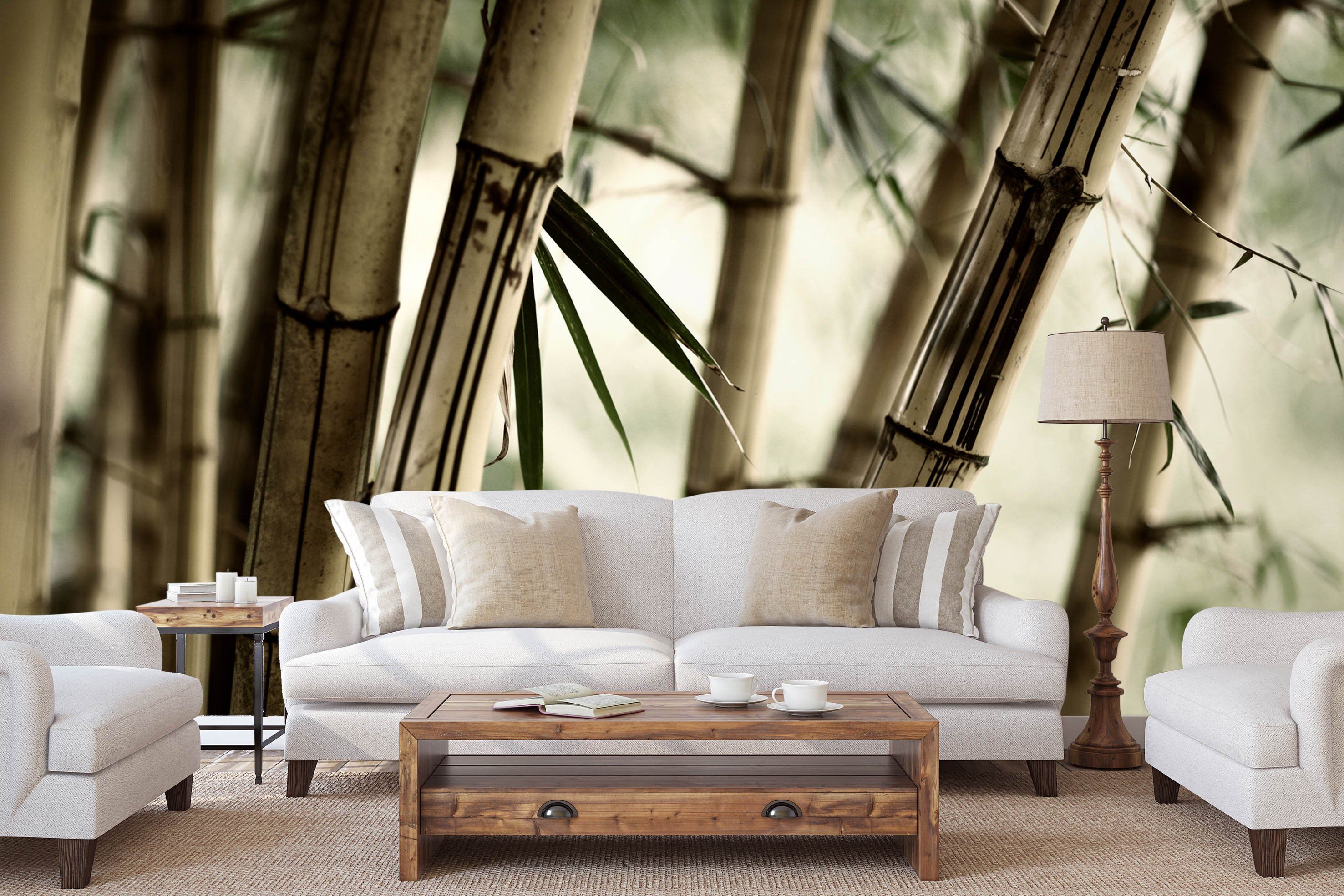 3D Bamboo Light 154 Wallpaper AJ Wallpaper