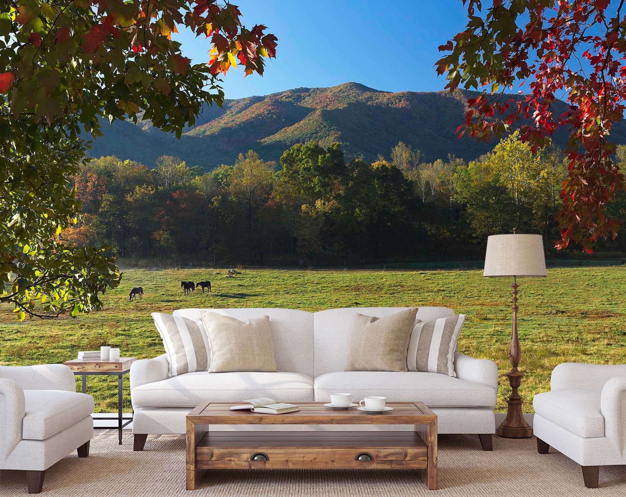 3D Valley Horse 111 Kathy Barefield Wall Mural Wall Murals Wallpaper AJ Wallpaper 2