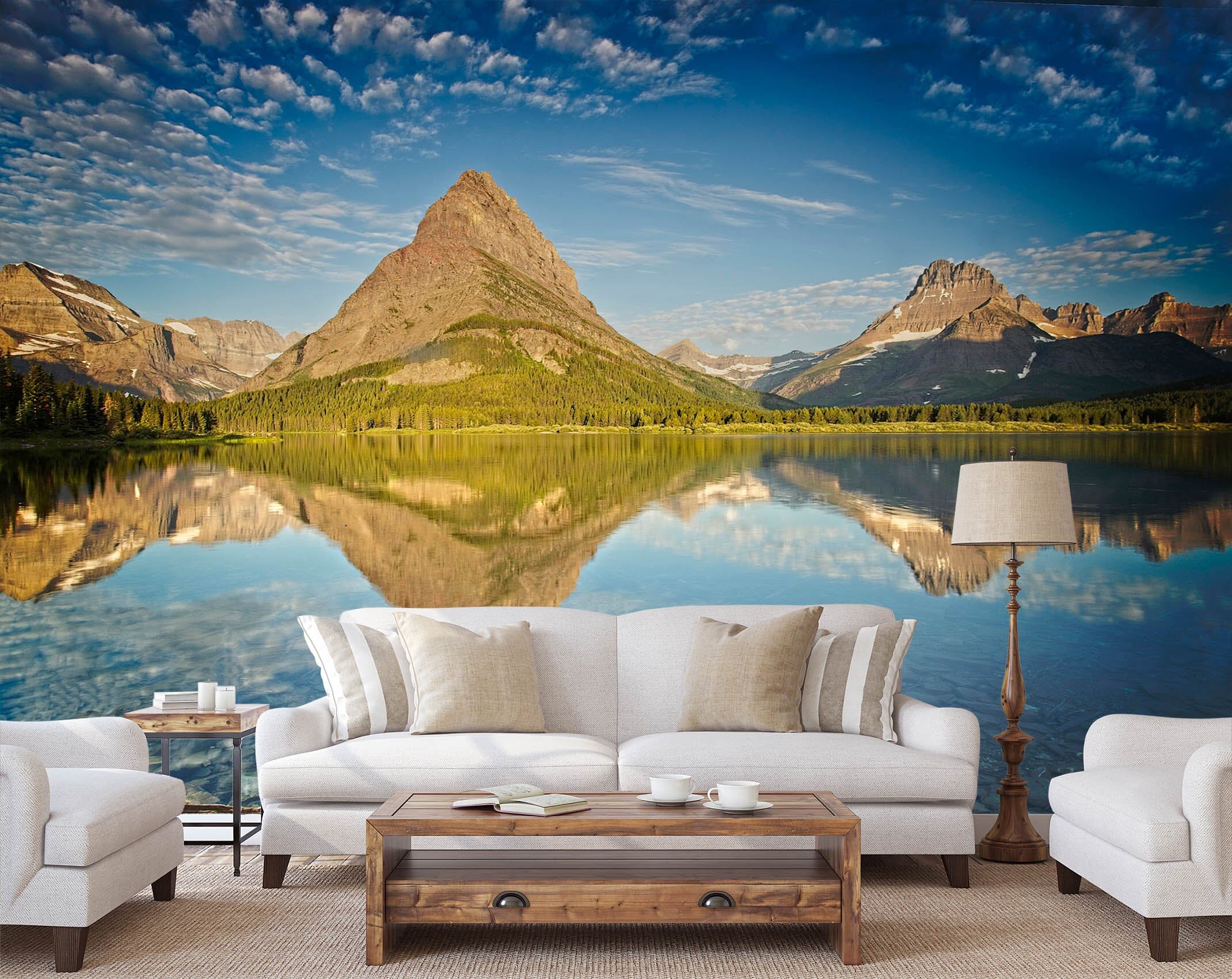 3D Water Mountain 129 Kathy Barefield Wall Mural Wall Murals Wallpaper AJ Wallpaper 2