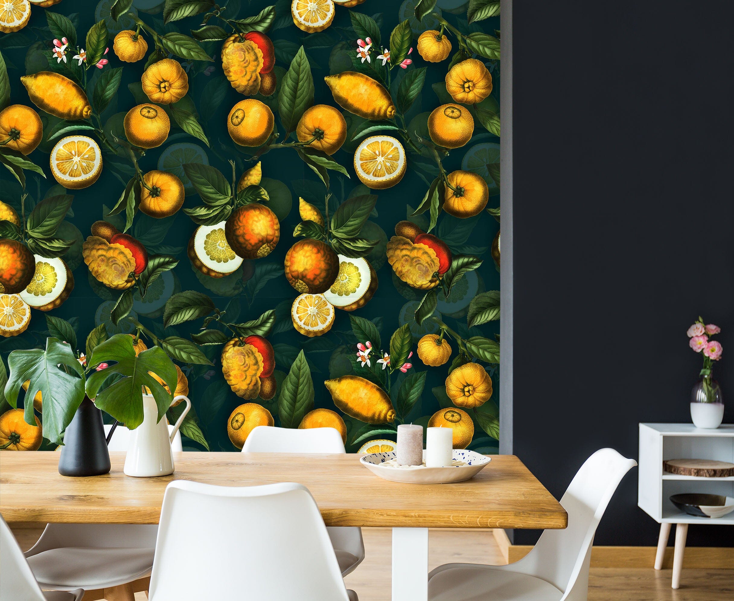 3D Turmeric Orange 148 Uta Naumann Wall Mural Wall Murals Wallpaper AJ Wallpaper 2