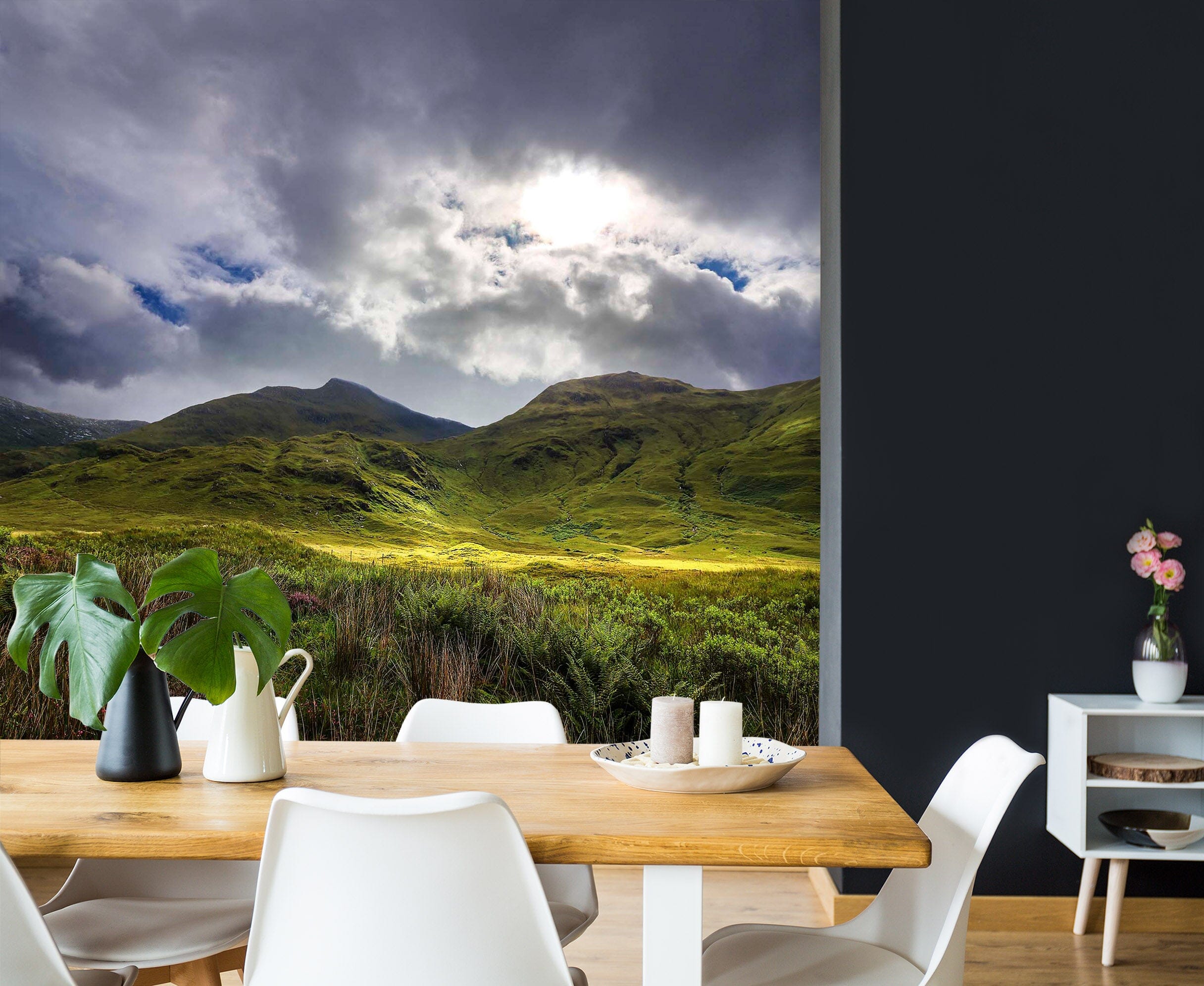 3D Green Mountain 110 Jerry LoFaro Wall Mural Wall Murals Wallpaper AJ Wallpaper 2