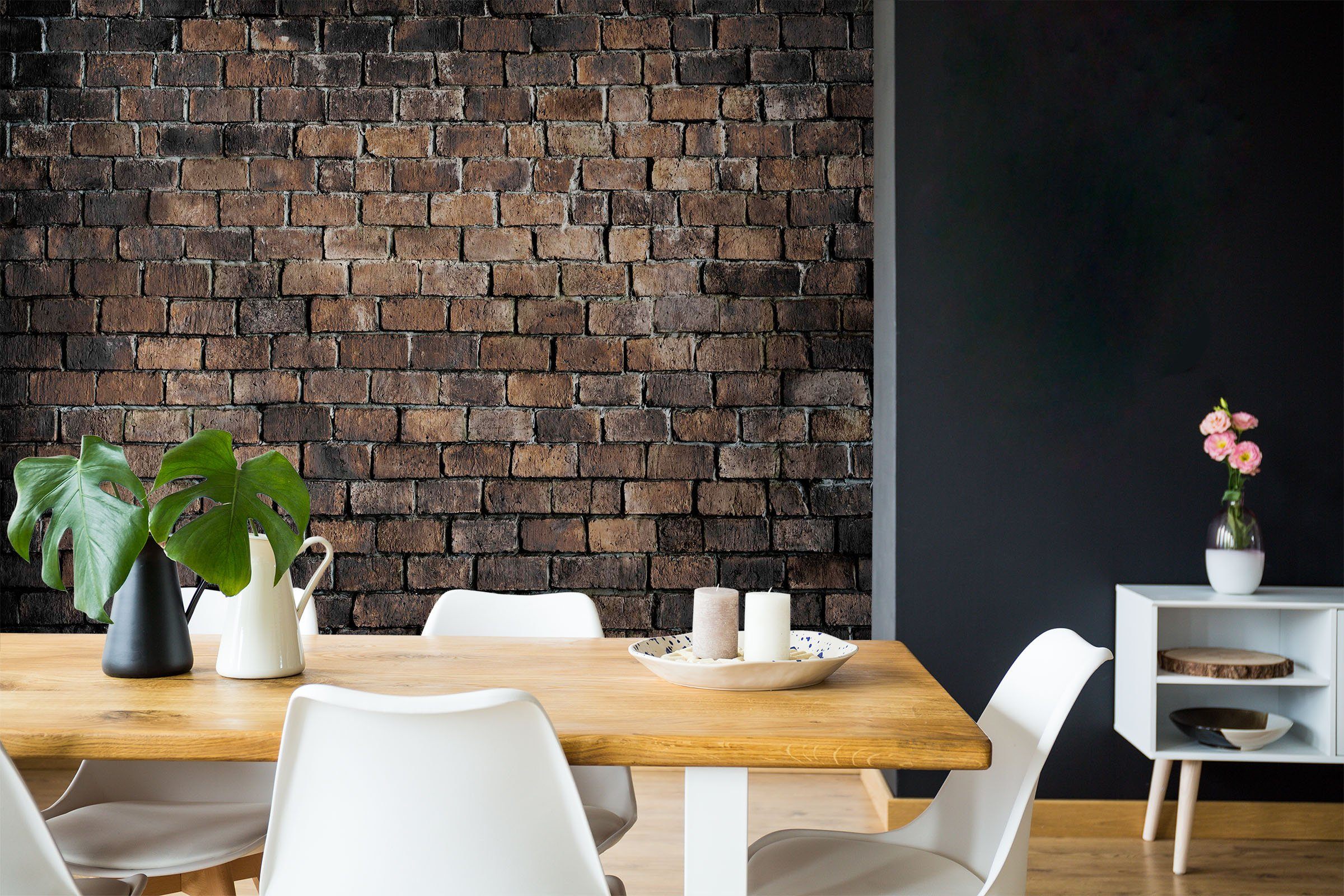 3D Black Brick Wall 76 Wall Murals Wallpaper AJ Wallpaper 2