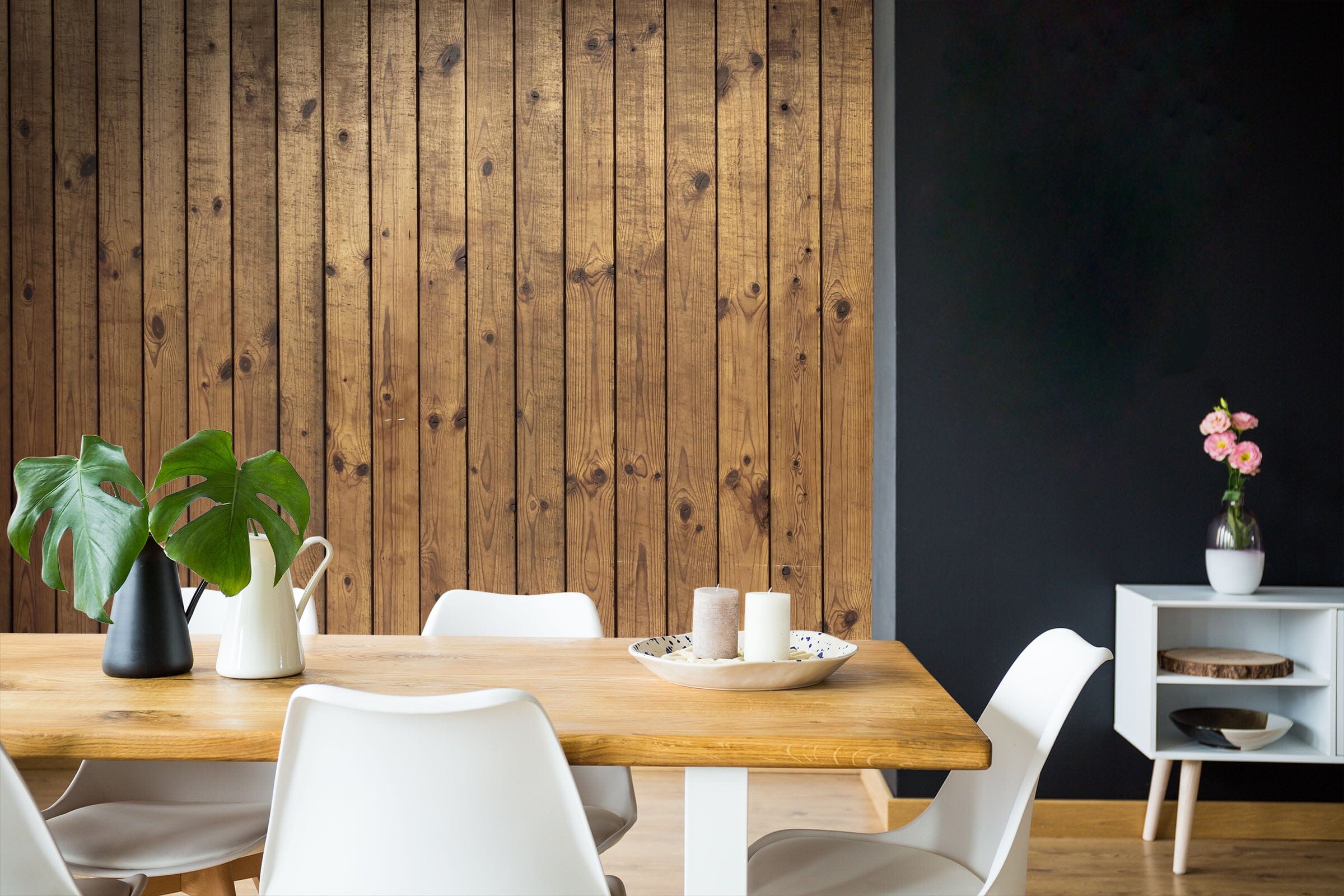 3D Vertical Board 004 Wall Murals Wallpaper AJ Wallpaper 2