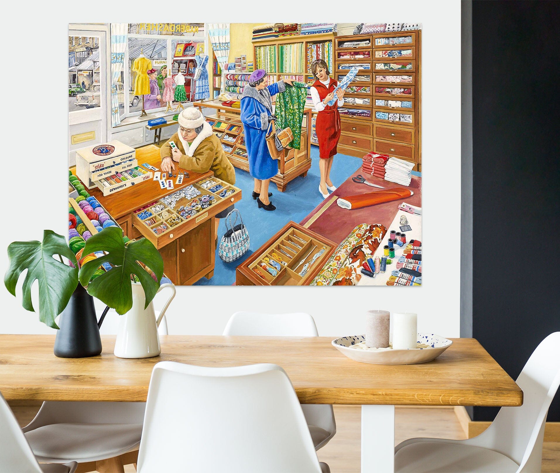 3D The Haberdasher 070 Trevor Mitchell Wall Sticker Wallpaper AJ Wallpaper 2