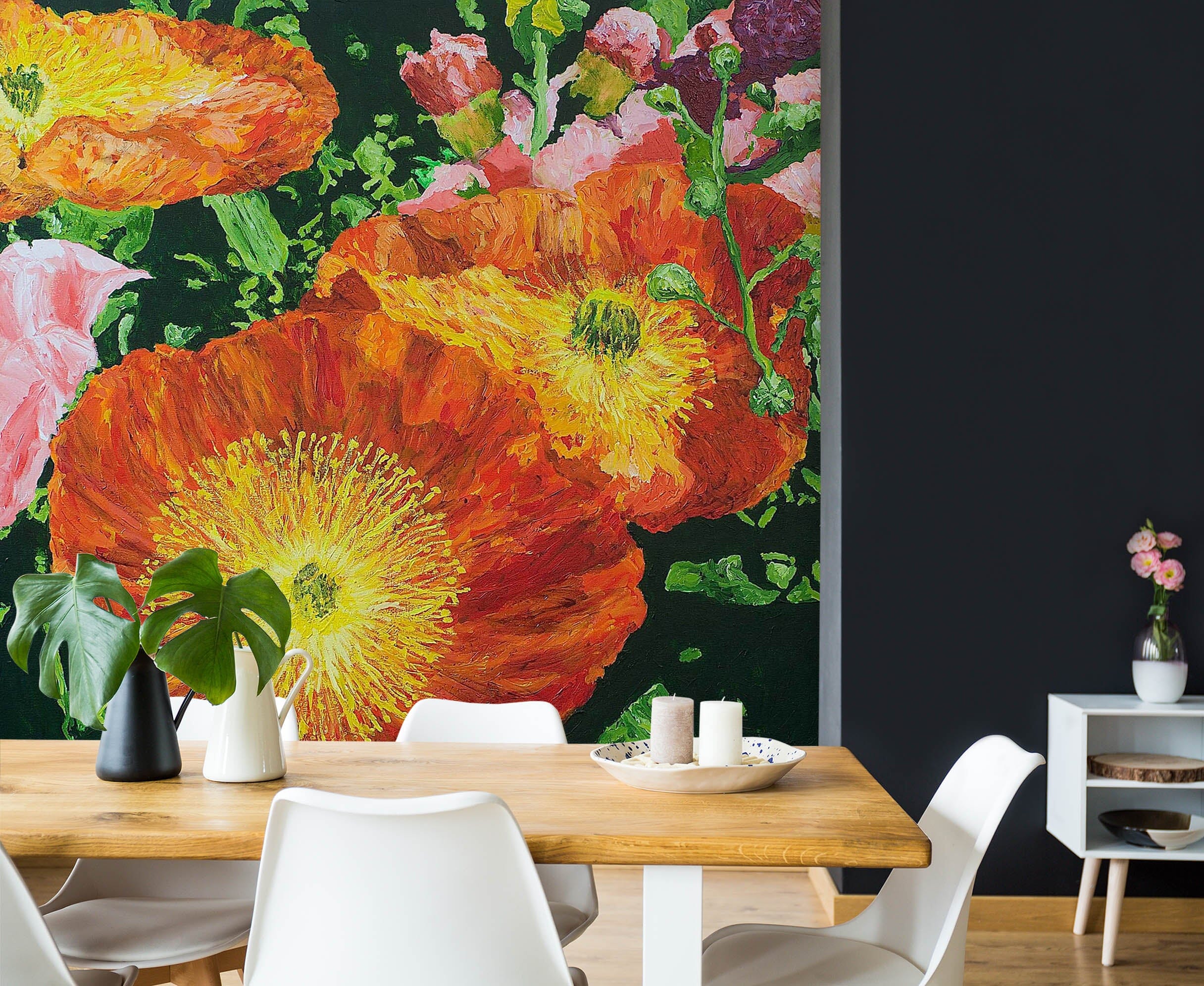 3D Summer Garden 166 Allan P. Friedlander Wall Mural Wall Murals Wallpaper AJ Wallpaper 2