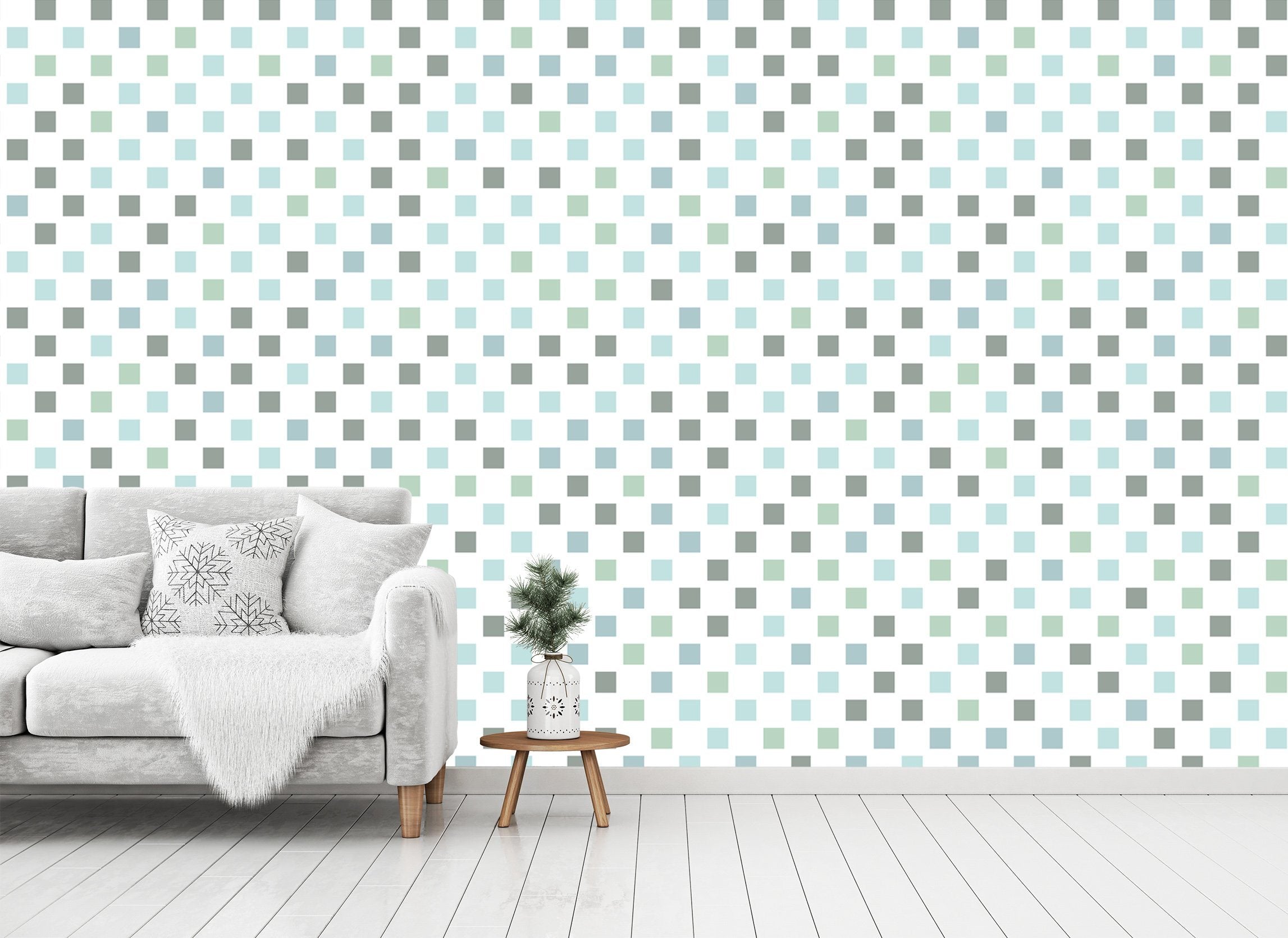 3D Square Pattern 027 Wallpaper AJ Wallpaper